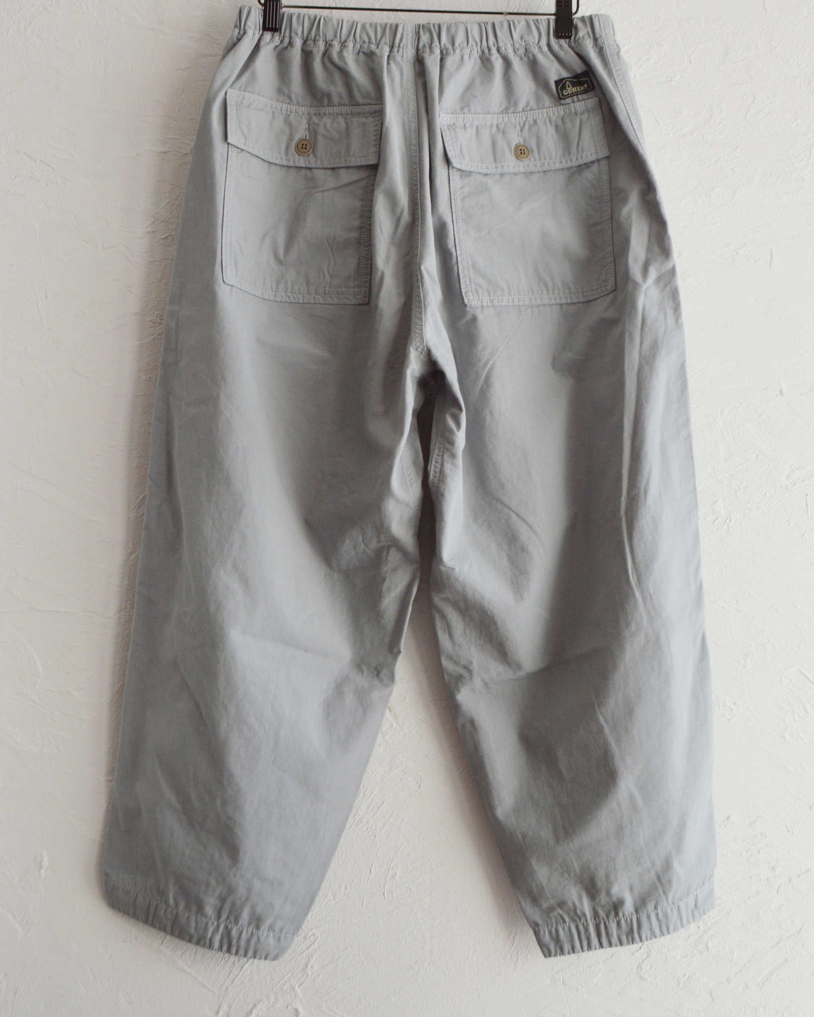 GOHEMP ゴーヘンプ / TRAVEL BALLOON PANTS トラベルバルーンパンツ (ICE GRAY アイスグレー)