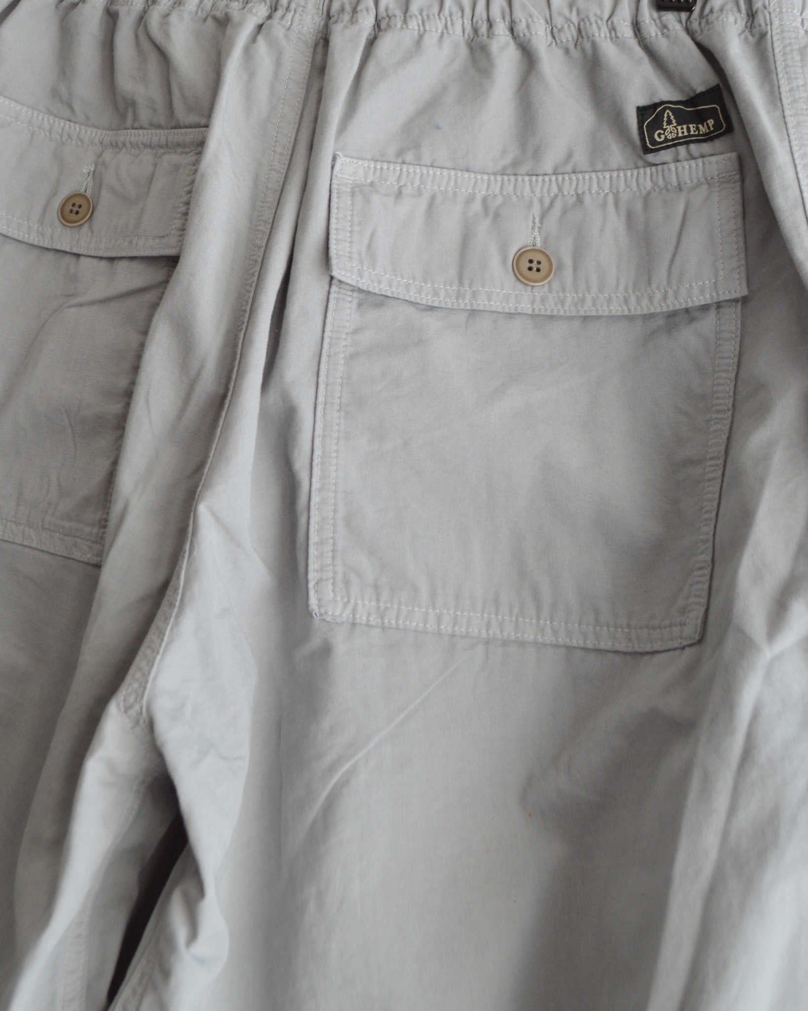 GOHEMP ゴーヘンプ / TRAVEL BALLOON PANTS トラベルバルーンパンツ (ICE GRAY アイスグレー)