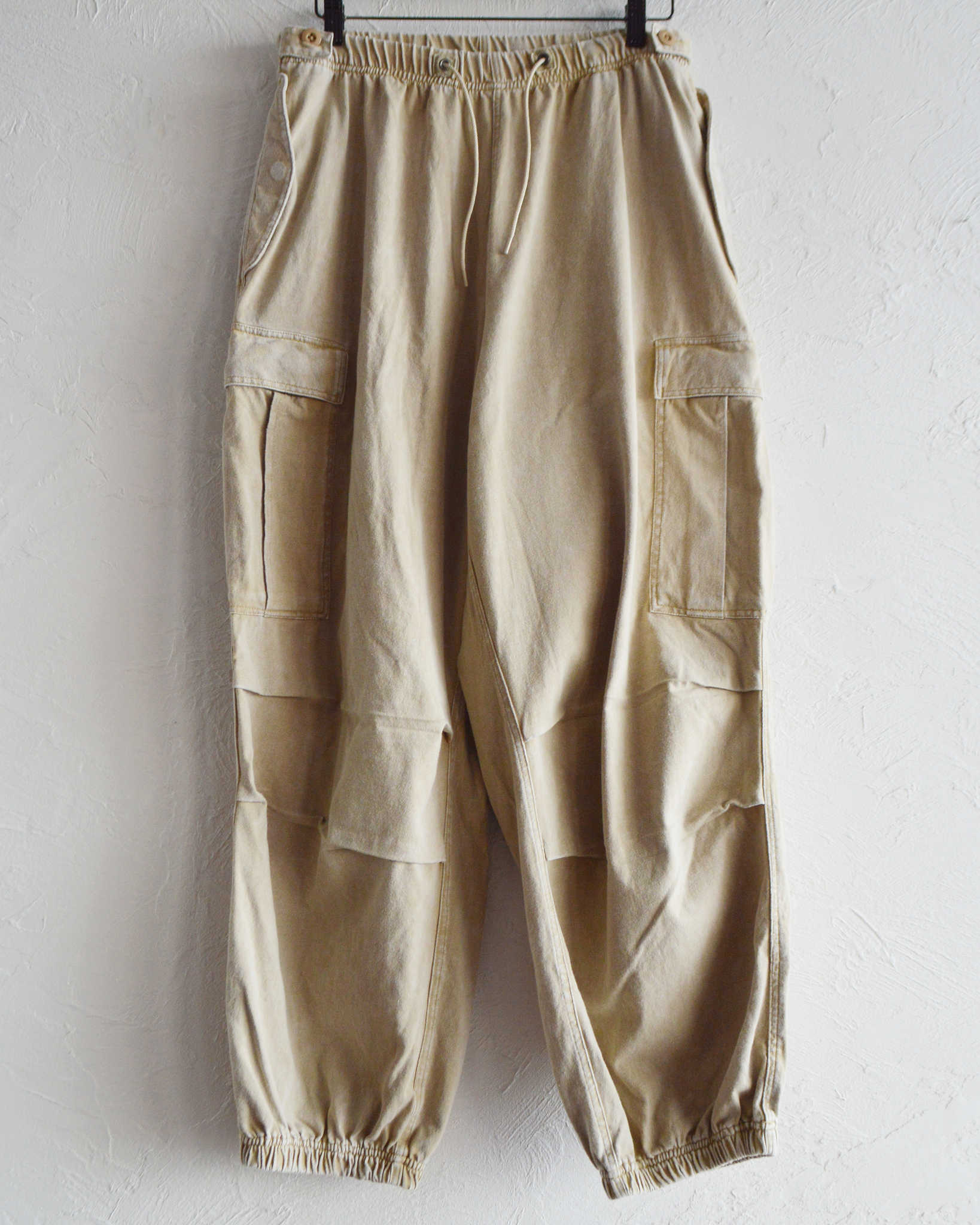 IMPRESTORE インプレストア / RANDY t-cloth V.D ランディー | Easy Trousers イージートラウザーズ (FADED IVORY フェイデットアイボリー)