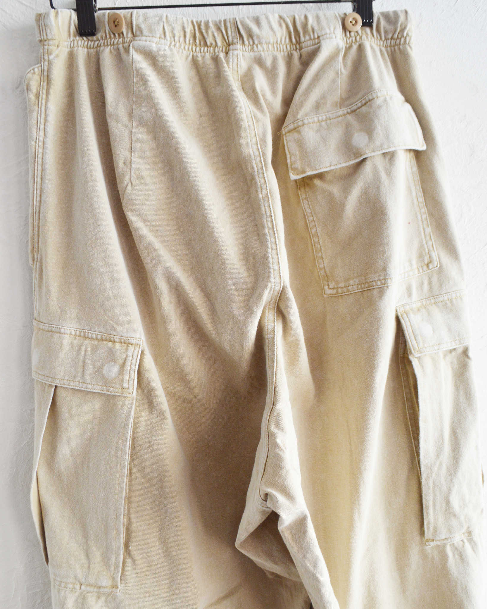 IMPRESTORE インプレストア / RANDY t-cloth V.D ランディー | Easy Trousers イージートラウザーズ (FADED IVORY フェイデットアイボリー)