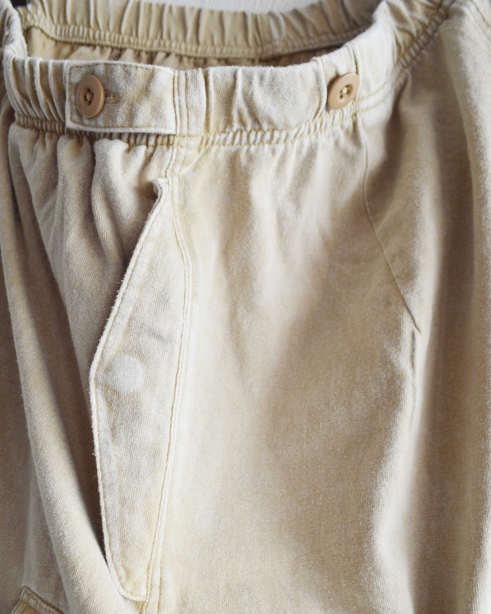 IMPRESTORE インプレストア / RANDY t-cloth V.D ランディー | Easy Trousers イージートラウザーズ (FADED IVORY フェイデットアイボリー)