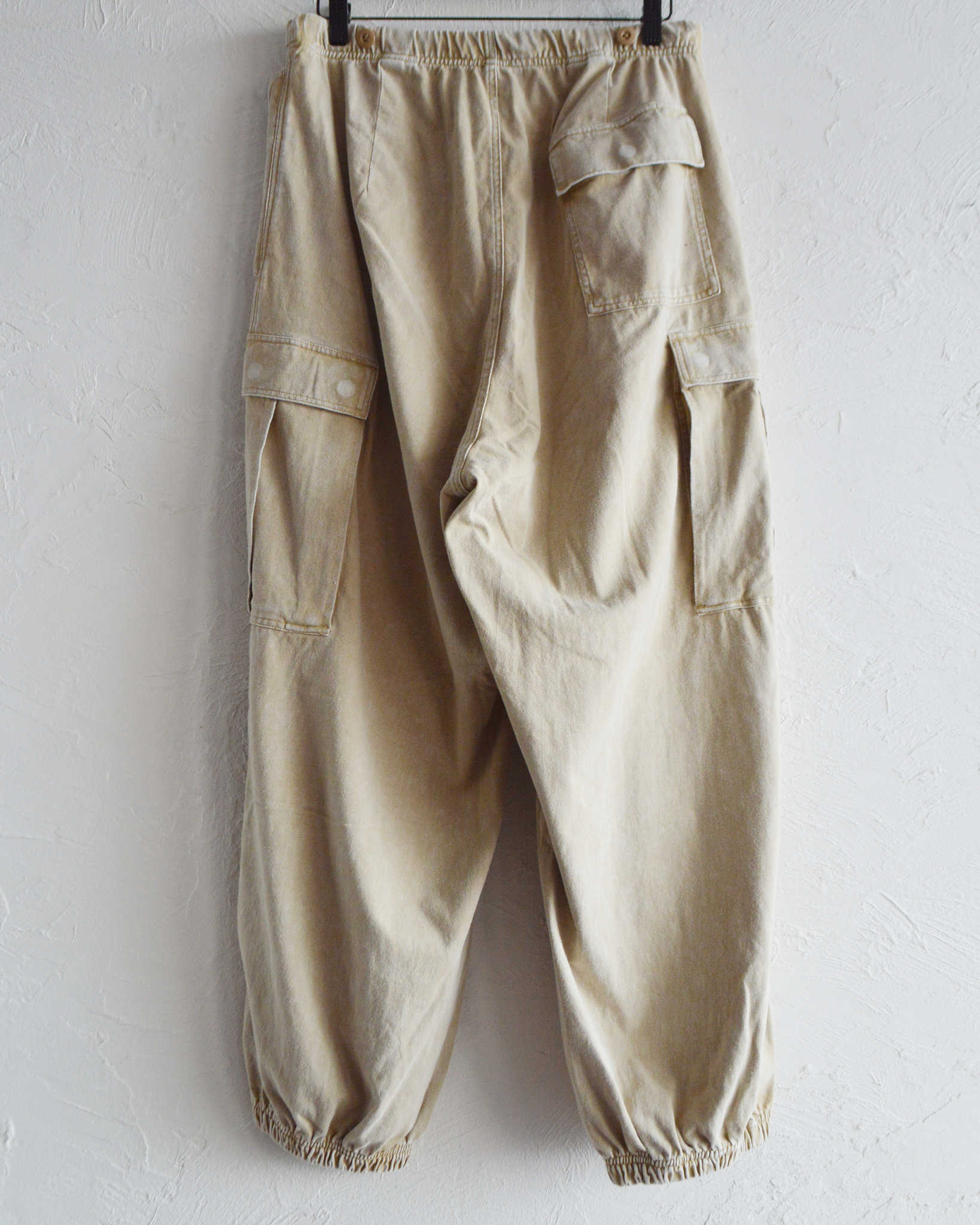 IMPRESTORE インプレストア / RANDY t-cloth V.D ランディー | Easy Trousers イージートラウザーズ (FADED IVORY フェイデットアイボリー)