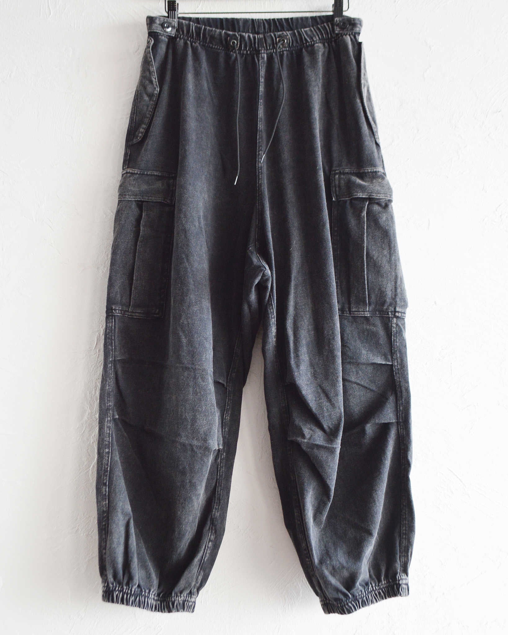 IMPRESTORE インプレストア / RANDY t-cloth V.D ランディー | Easy Trousers イージートラウザーズ (FADED BLACK フェイデットブラック)