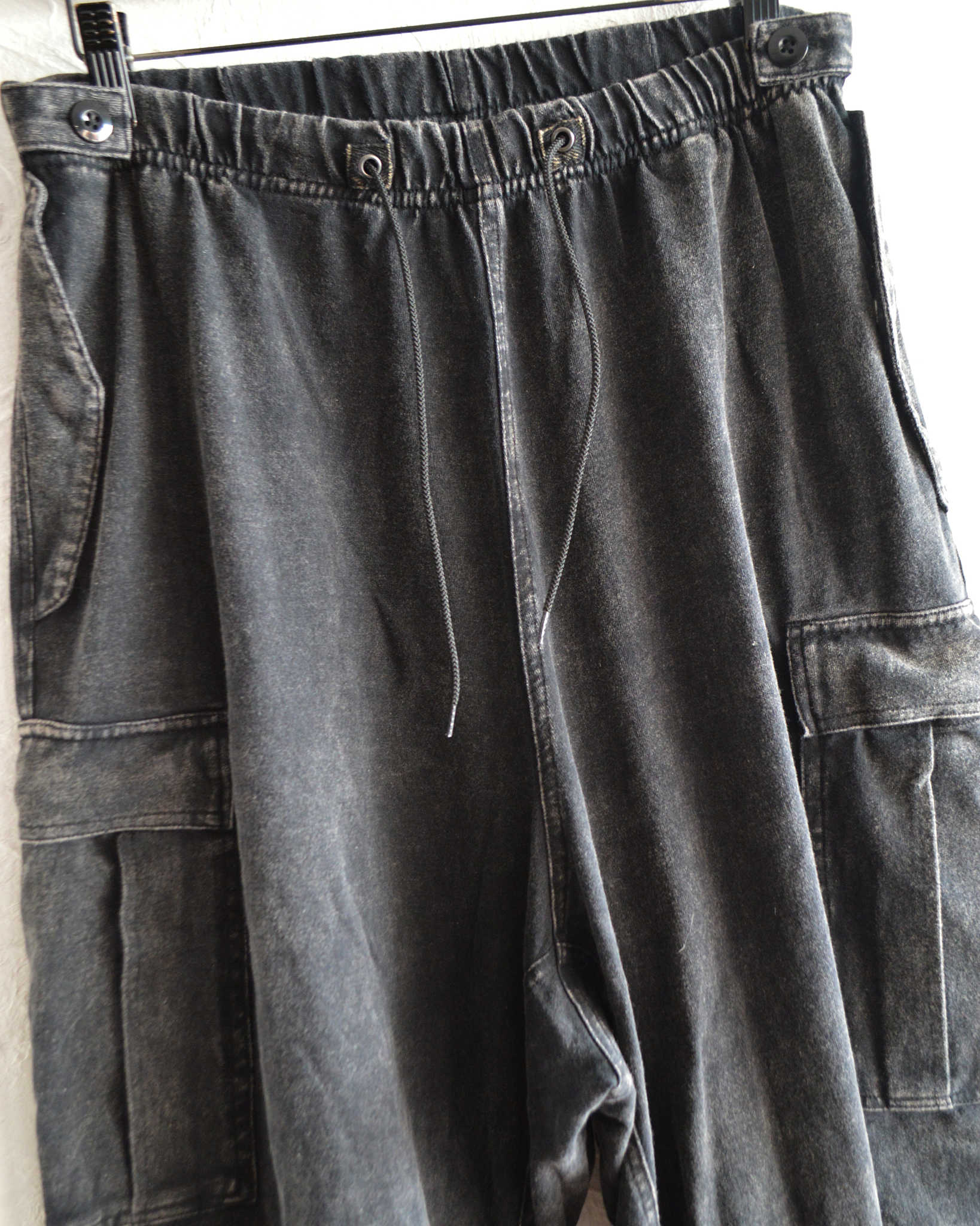 IMPRESTORE インプレストア / RANDY t-cloth V.D ランディー | Easy Trousers イージートラウザーズ (FADED BLACK フェイデットブラック)