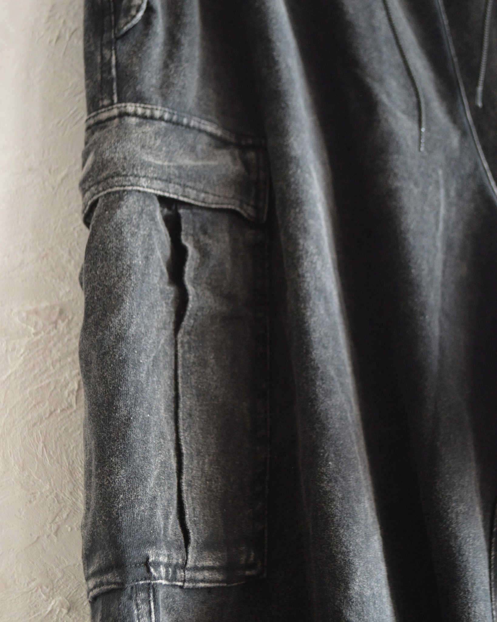 IMPRESTORE インプレストア / RANDY t-cloth V.D ランディー | Easy Trousers イージートラウザーズ (FADED BLACK フェイデットブラック)