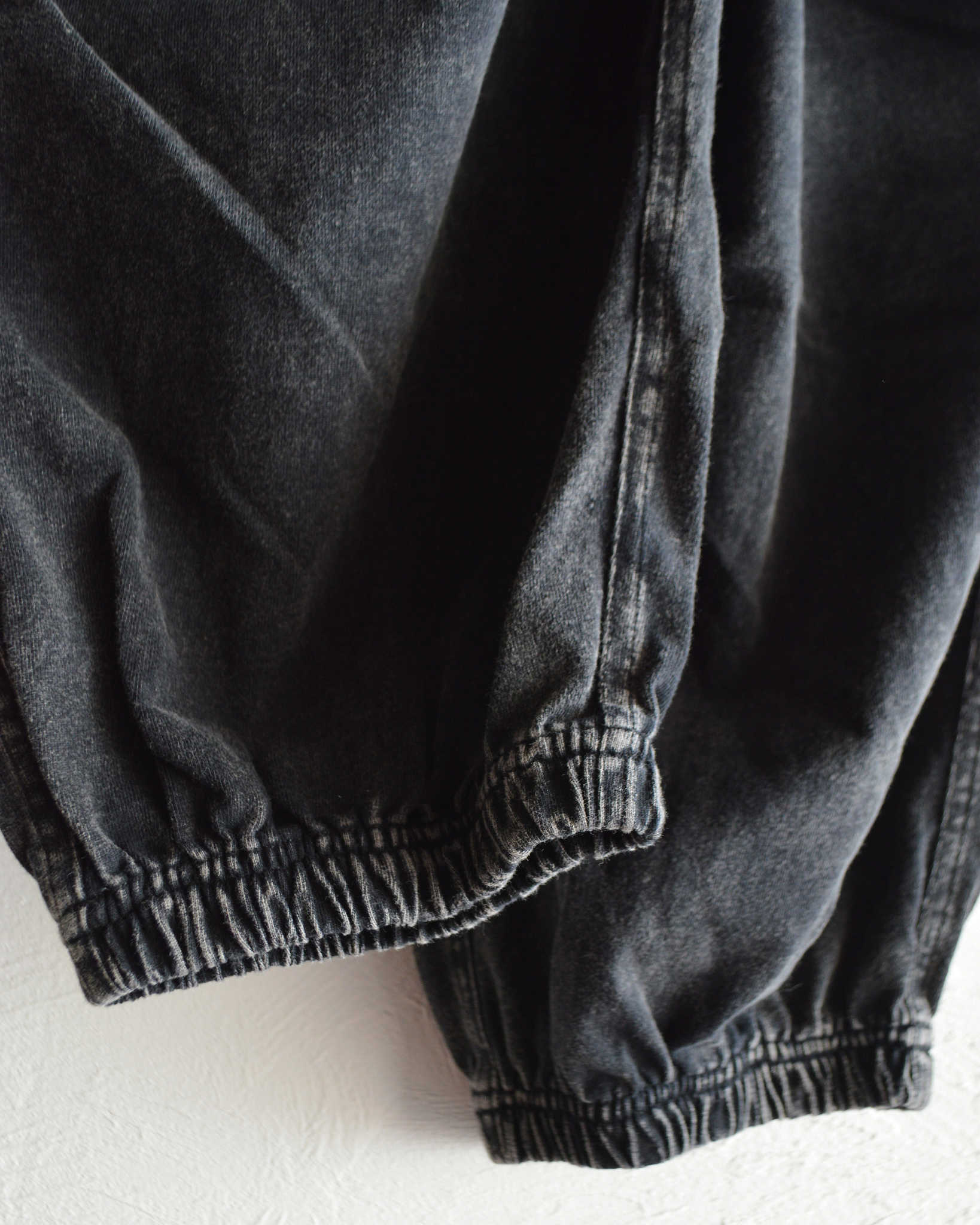 IMPRESTORE インプレストア / RANDY t-cloth V.D ランディー | Easy Trousers イージートラウザーズ (FADED BLACK フェイデットブラック)