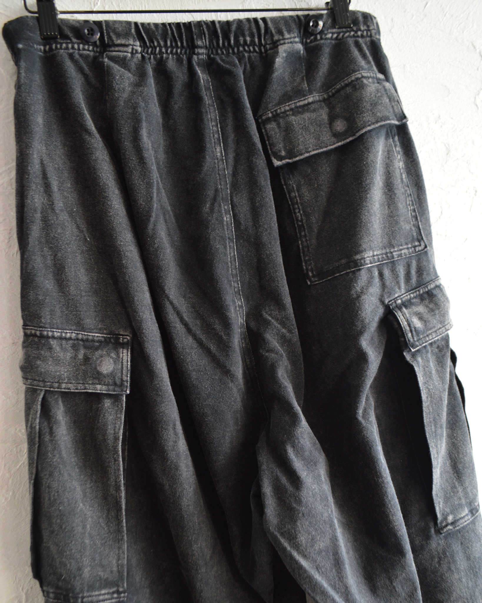 IMPRESTORE インプレストア / RANDY t-cloth V.D ランディー | Easy Trousers イージートラウザーズ (FADED BLACK フェイデットブラック)