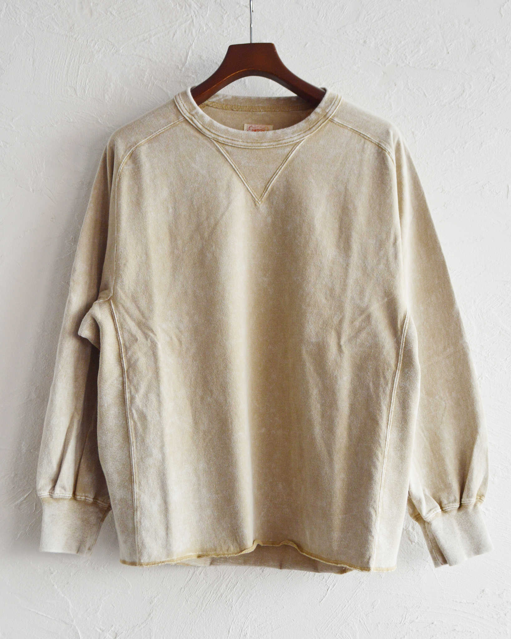 IMPRESTORE インプレストア / Harold t-cloth V.D ハロルド | Freedom LongSleeve Tshirt フリーダムロングスリーブティー (FADED IVORY フェイデットアイボリー)