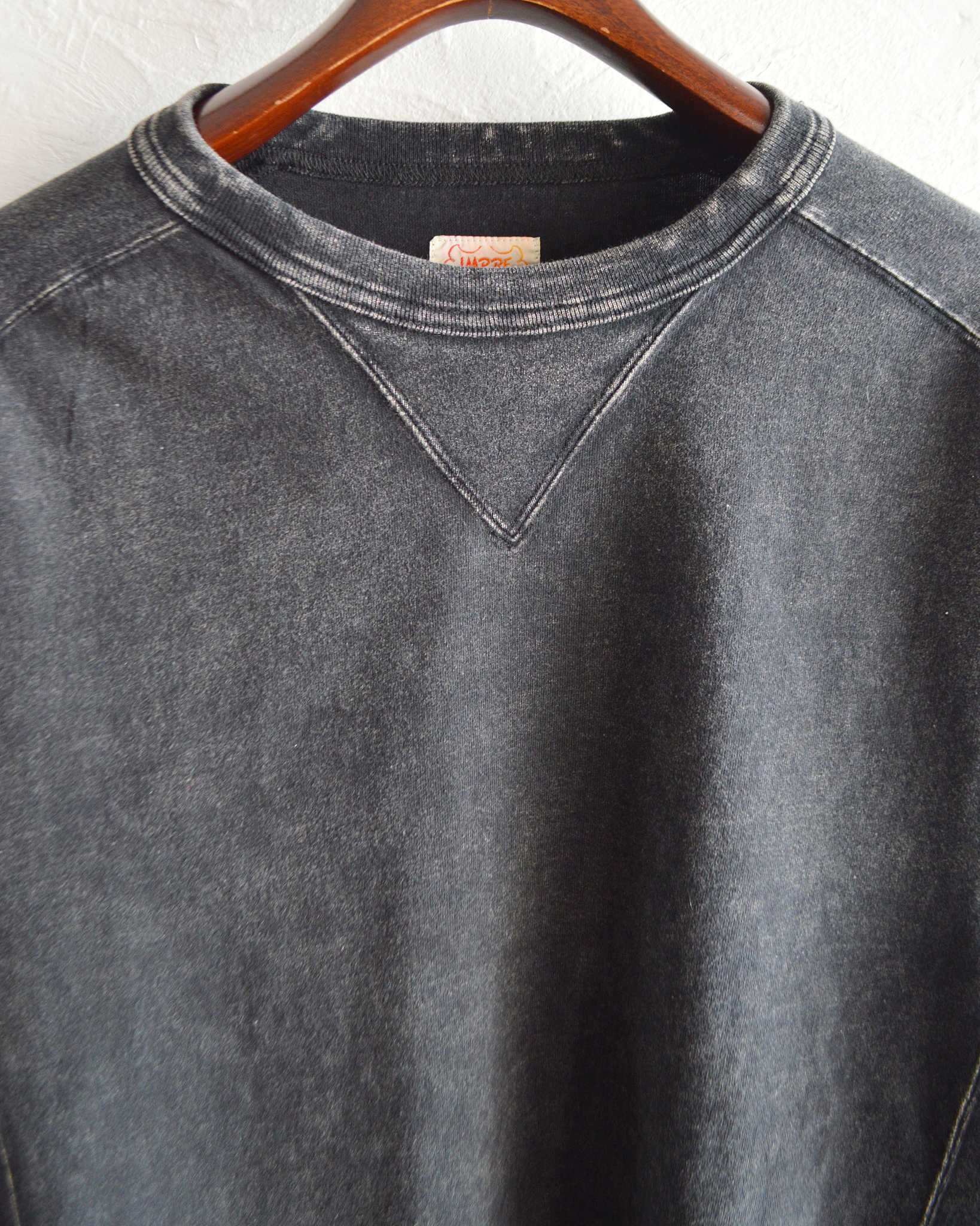 IMPRESTORE インプレストア / Harold t-cloth V.D ハロルド | Freedom LongSleeve Tshirt フリーダムロングスリーブティー (FADED BLACK フェイデットブラック)