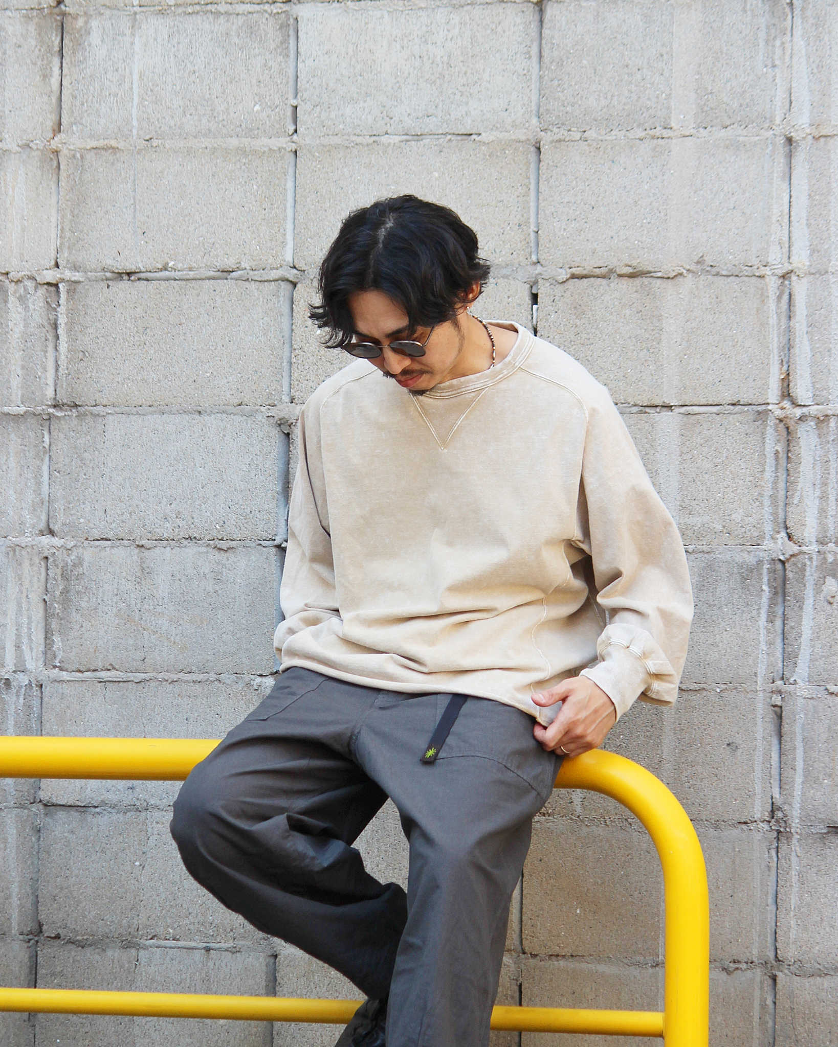 IMPRESTORE インプレストア / Harold t-cloth V.D ハロルド | Freedom LongSleeve Tshirt フリーダムロングスリーブティー (FADED IVORY フェイデットアイボリー)
