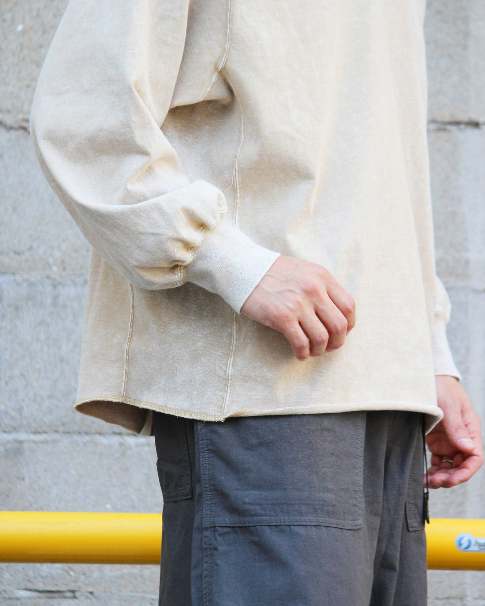 IMPRESTORE インプレストア / Harold t-cloth V.D ハロルド | Freedom LongSleeve Tshirt フリーダムロングスリーブティー (FADED IVORY フェイデットアイボリー)