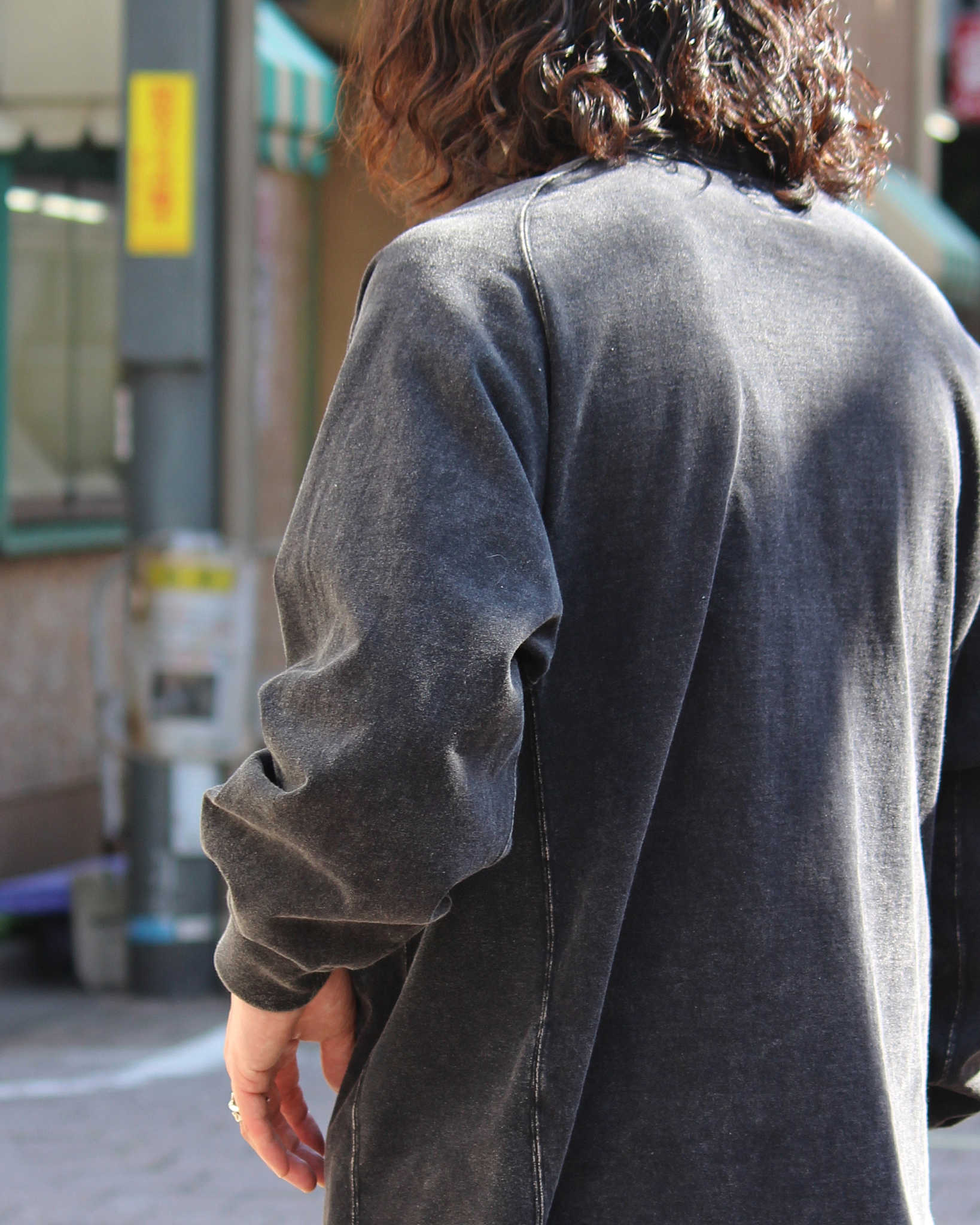 IMPRESTORE インプレストア / Harold t-cloth V.D ハロルド | Freedom LongSleeve Tshirt フリーダムロングスリーブティー (FADED BLACK フェイデットブラック)