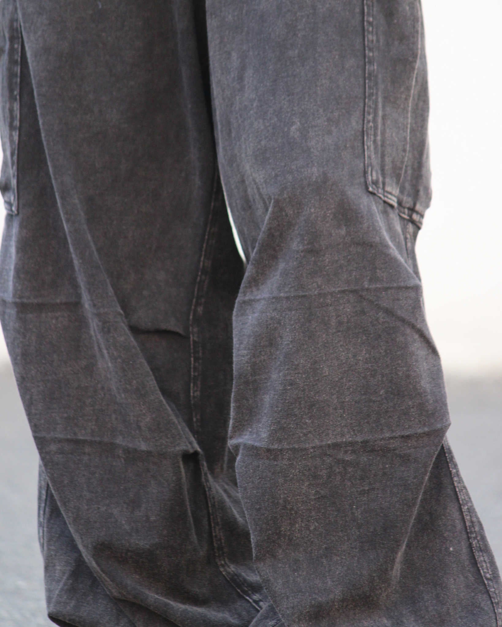 IMPRESTORE インプレストア / RANDY t-cloth V.D ランディー | Easy Trousers イージートラウザーズ (FADED BLACK フェイデットブラック)