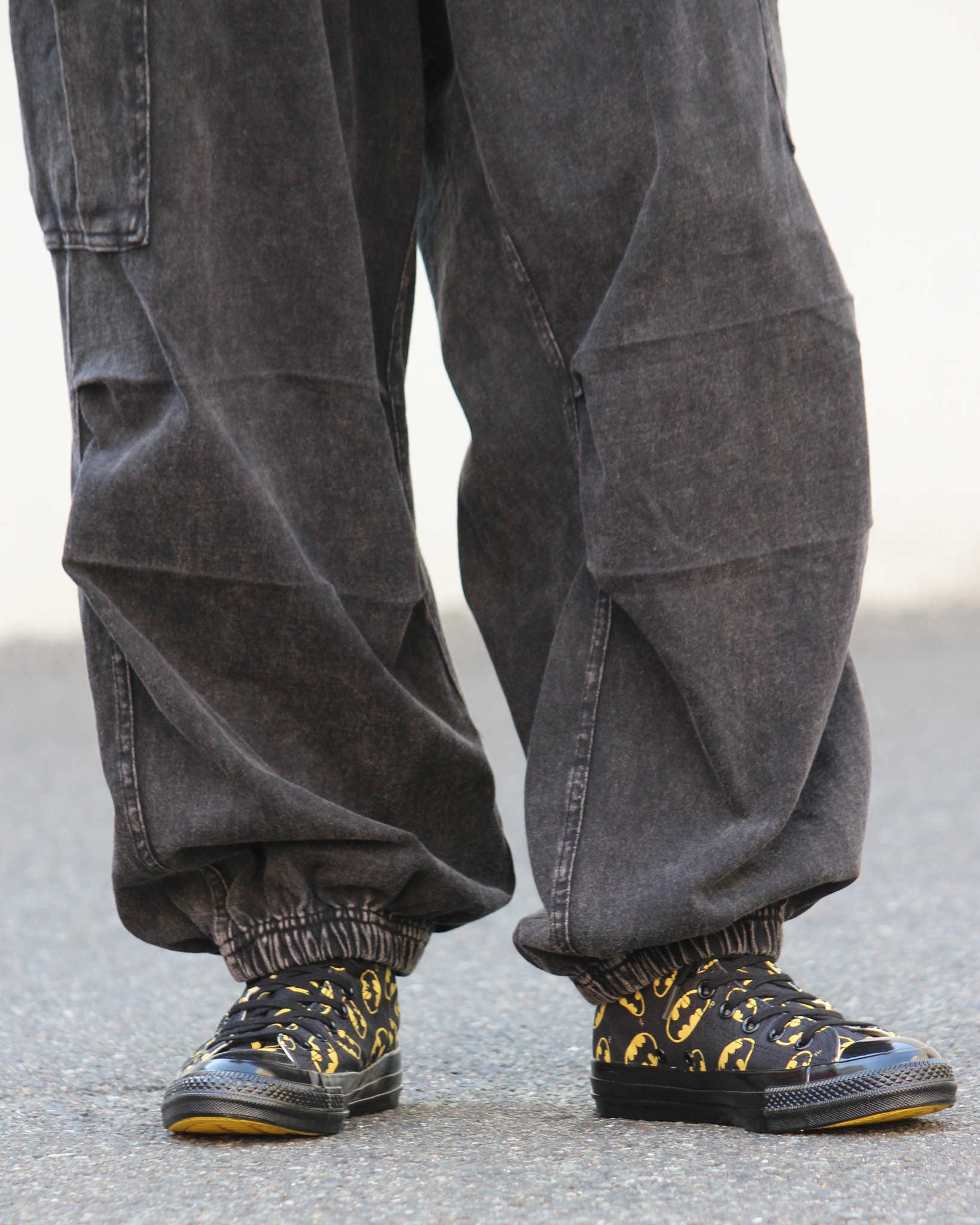 IMPRESTORE インプレストア / RANDY t-cloth V.D ランディー | Easy Trousers イージートラウザーズ (FADED BLACK フェイデットブラック)