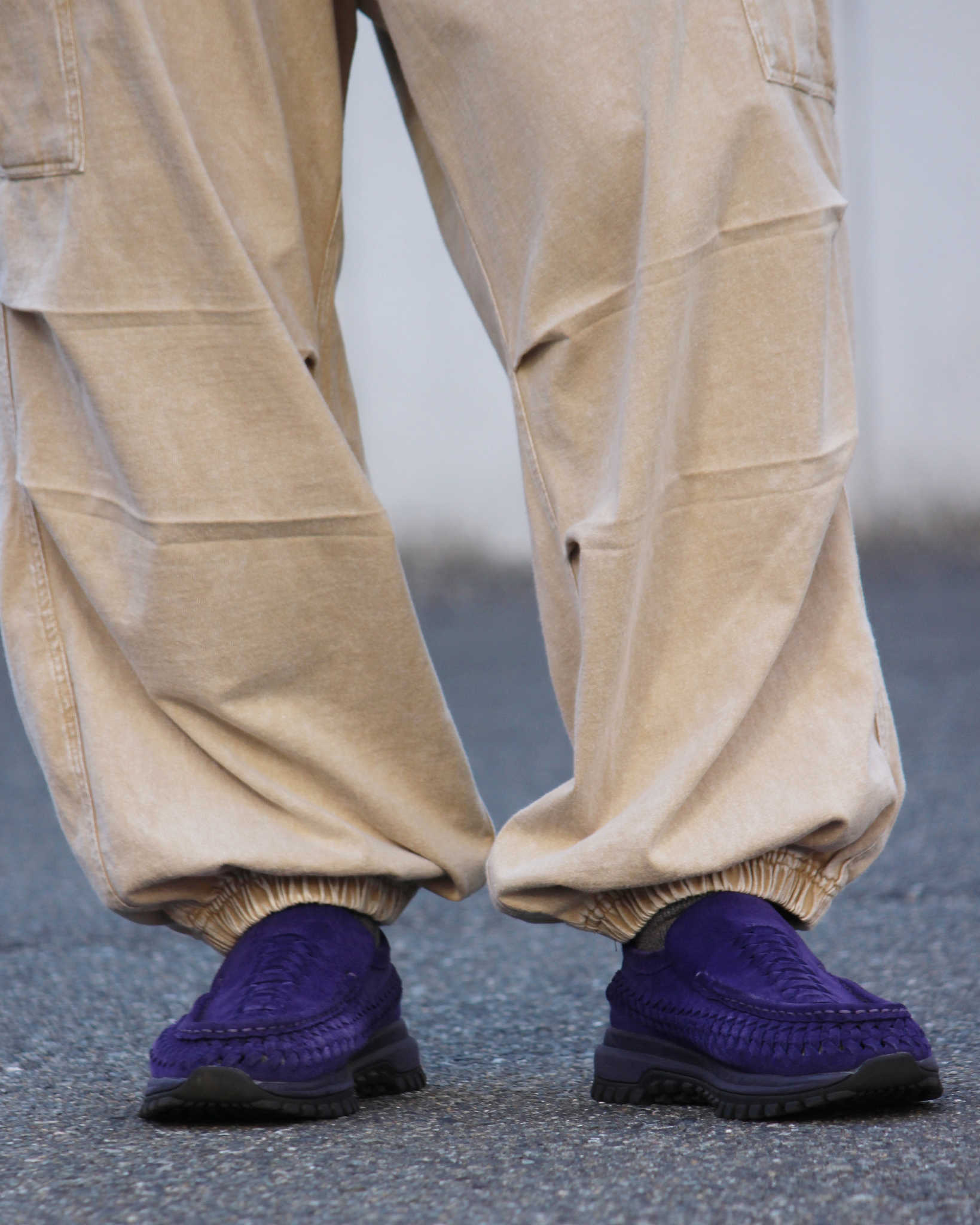 IMPRESTORE インプレストア / RANDY t-cloth V.D ランディー | Easy Trousers イージートラウザーズ (FADED IVORY フェイデットアイボリー)