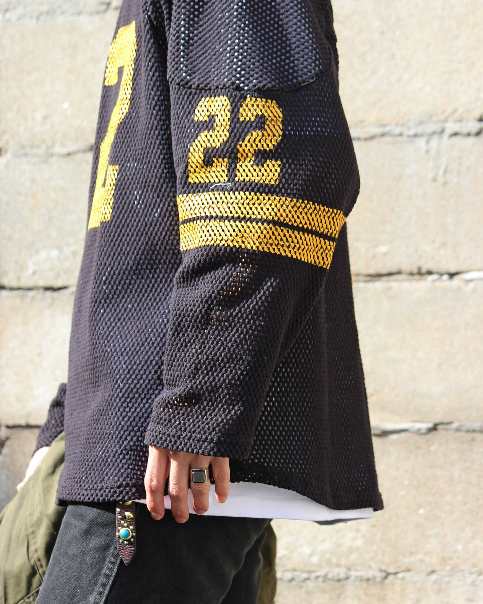 IMPRESTORE インプレストア / Renee レニー | Mesh Hockey T メッシュホッケーティー (BLACK ブラック)