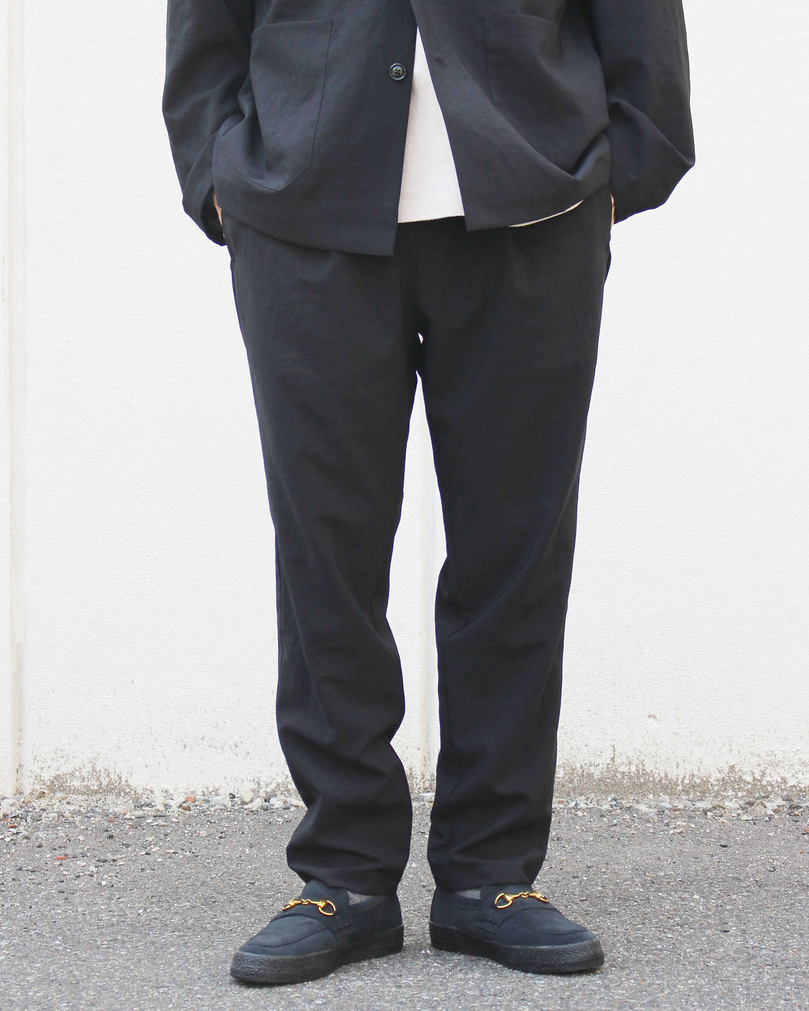 LAMOND ラモンド / SHARI PANTS シャリパンツ (BLACK ブラック)