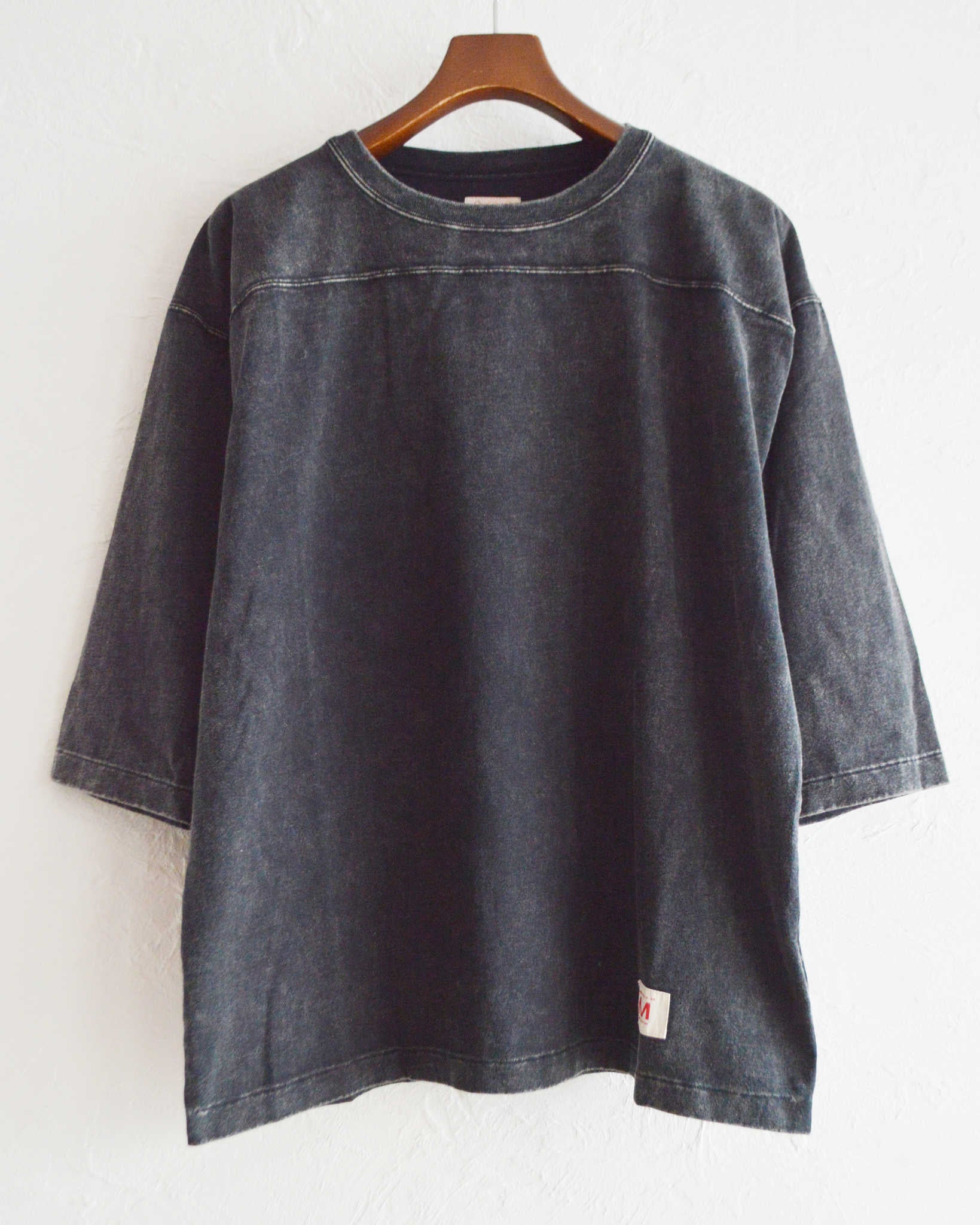 IMPRESTORE インプレストア / Sonya t-clote V.D ソンヤ | Football Half sleeve フットボールハーフスリーブ (FADED BLACK フェーデットブラック)