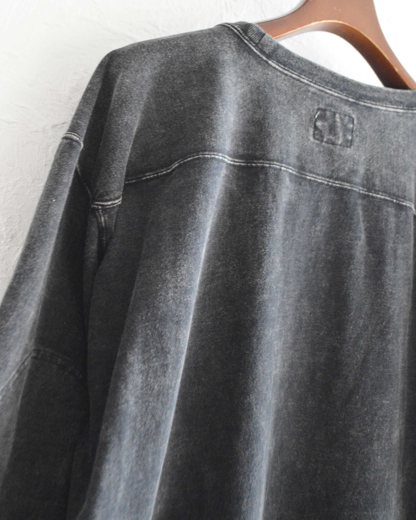 IMPRESTORE インプレストア / Sonya t-clote V.D ソンヤ | Football Half sleeve フットボールハーフスリーブ (FADED BLACK フェーデットブラック)