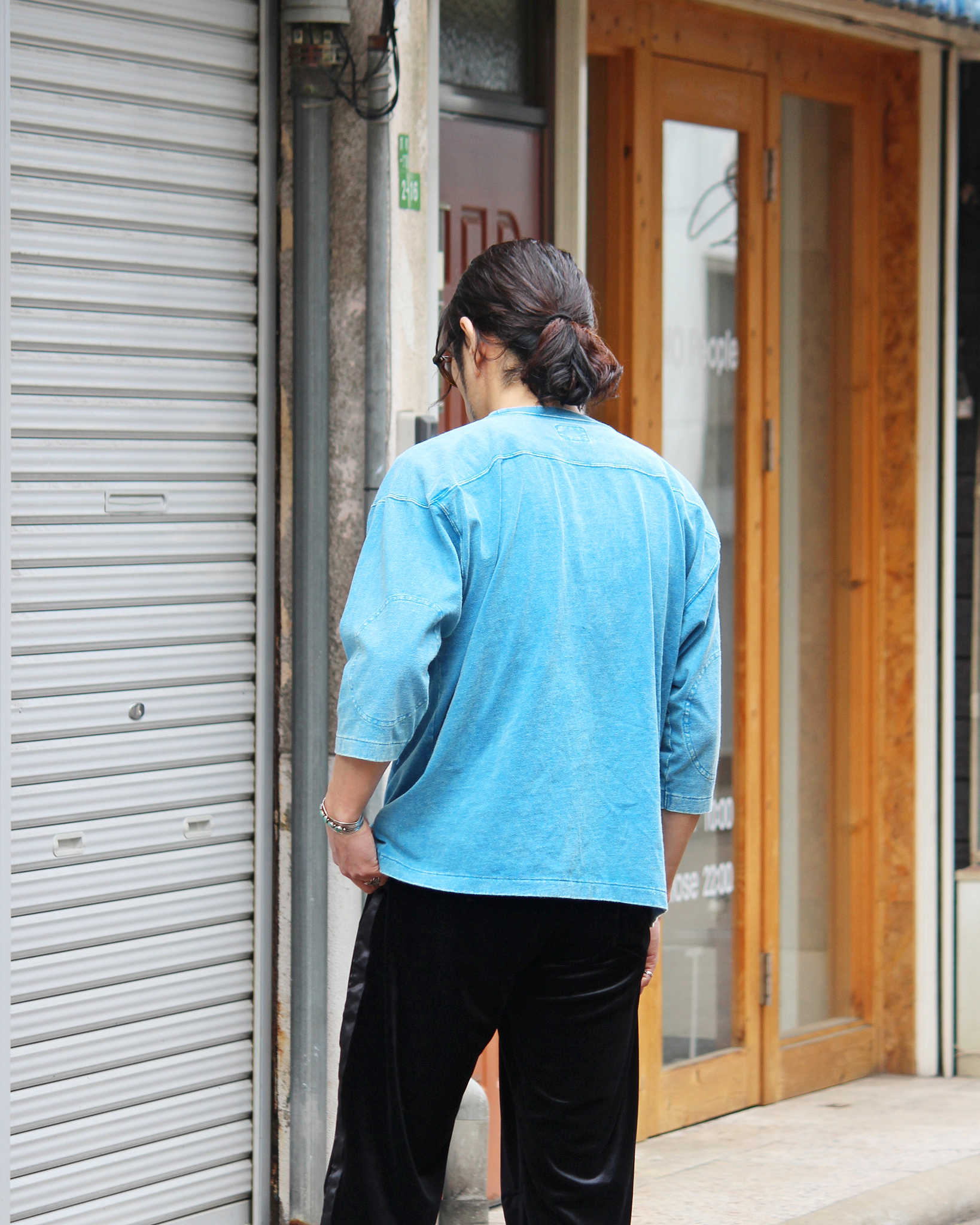 IMPRESTORE インプレストア / Sonya t-clote V.D ソンヤ | Football Half sleeve フットボールハーフスリーブ (FADED TURQUOIS フェーデットターコイズ)