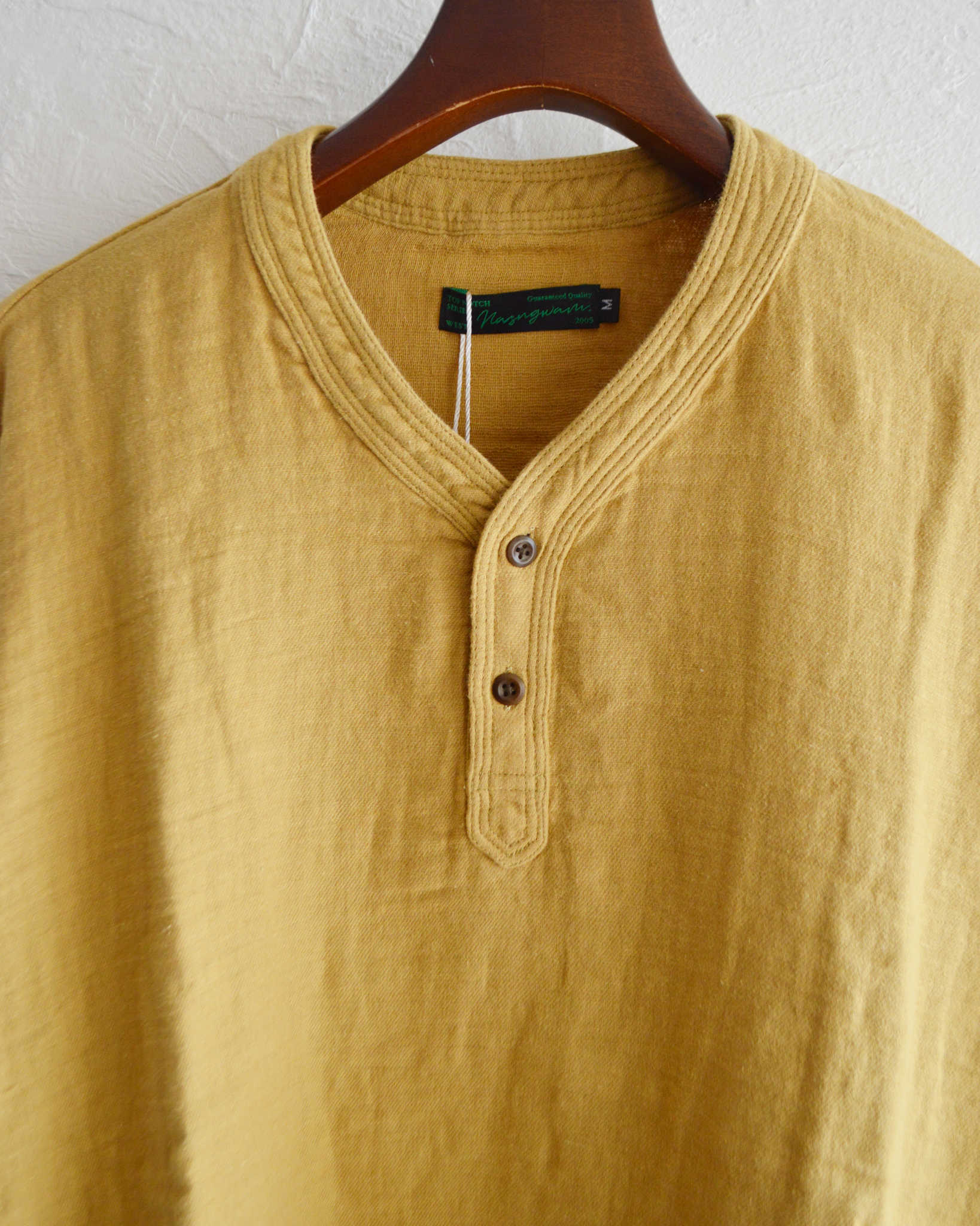 Nasngwam. ナスングワム / VAGRANT SHIRTS バグラントシャツ (MUSTARD マスタード)