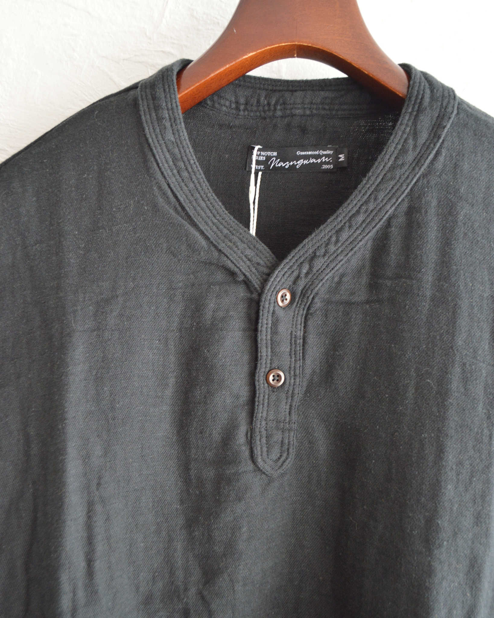 Nasngwam. ナスングワム / VAGRANT SHIRTS バグラントシャツ (BLACK ブラック)