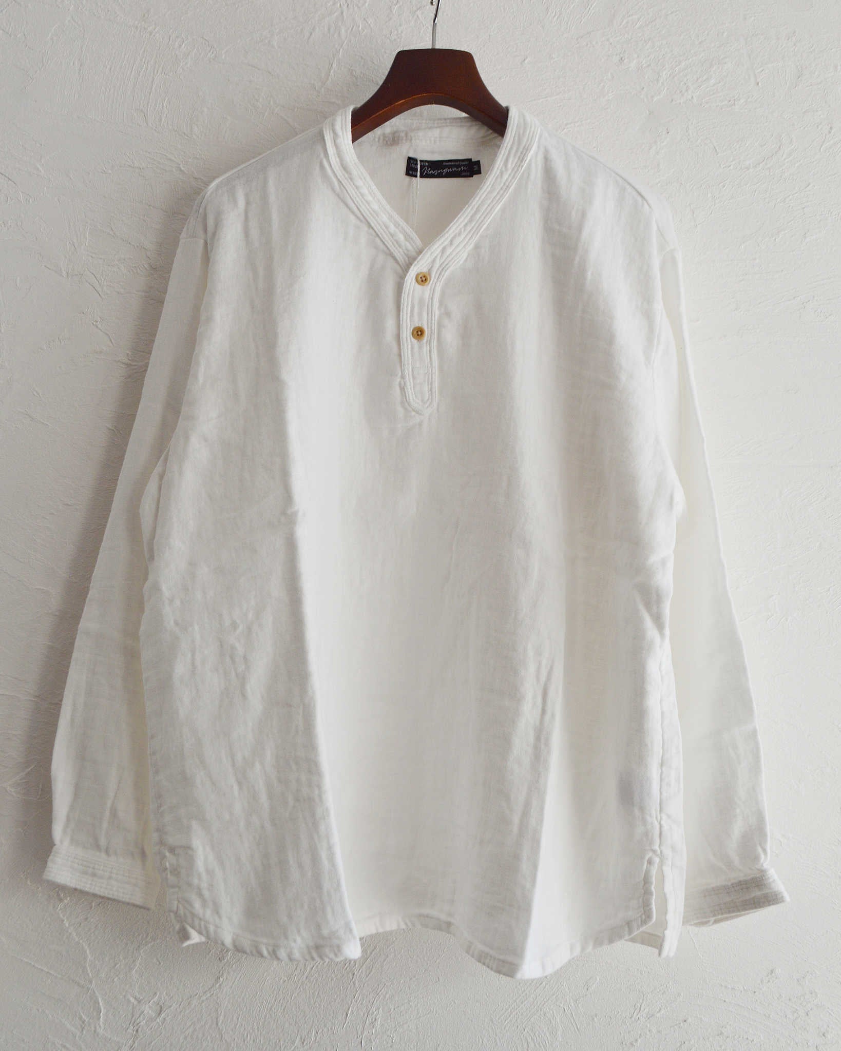 Nasngwam. ナスングワム / VAGRANT SHIRTS バグラントシャツ (WHITE ホワイト)