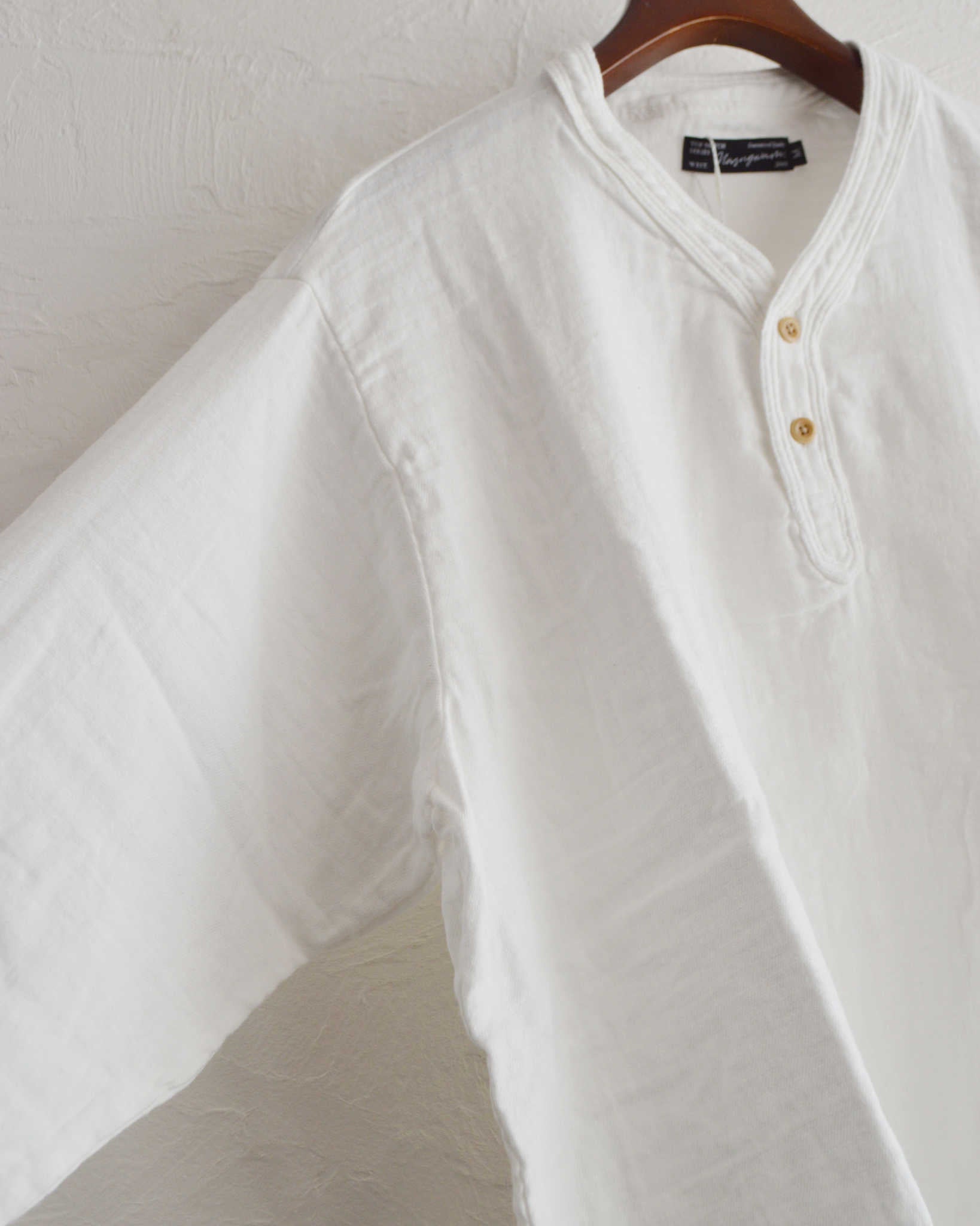 Nasngwam. ナスングワム / VAGRANT SHIRTS バグラントシャツ (WHITE ホワイト)