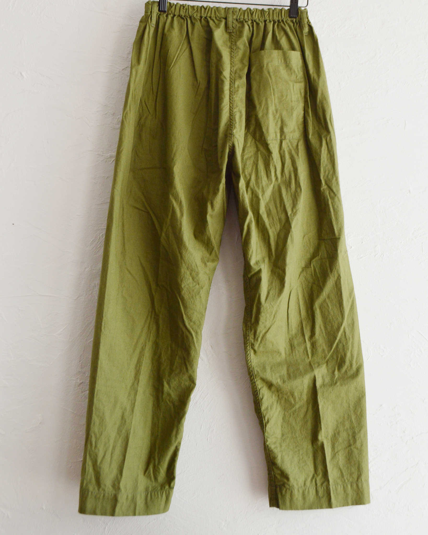 necessary or unnecessary ネセサリーオアアンネセサリー N.O.UN ナウン / PIN TUCK PANTS ピンタックパンツ (OLIVE オリーブ)