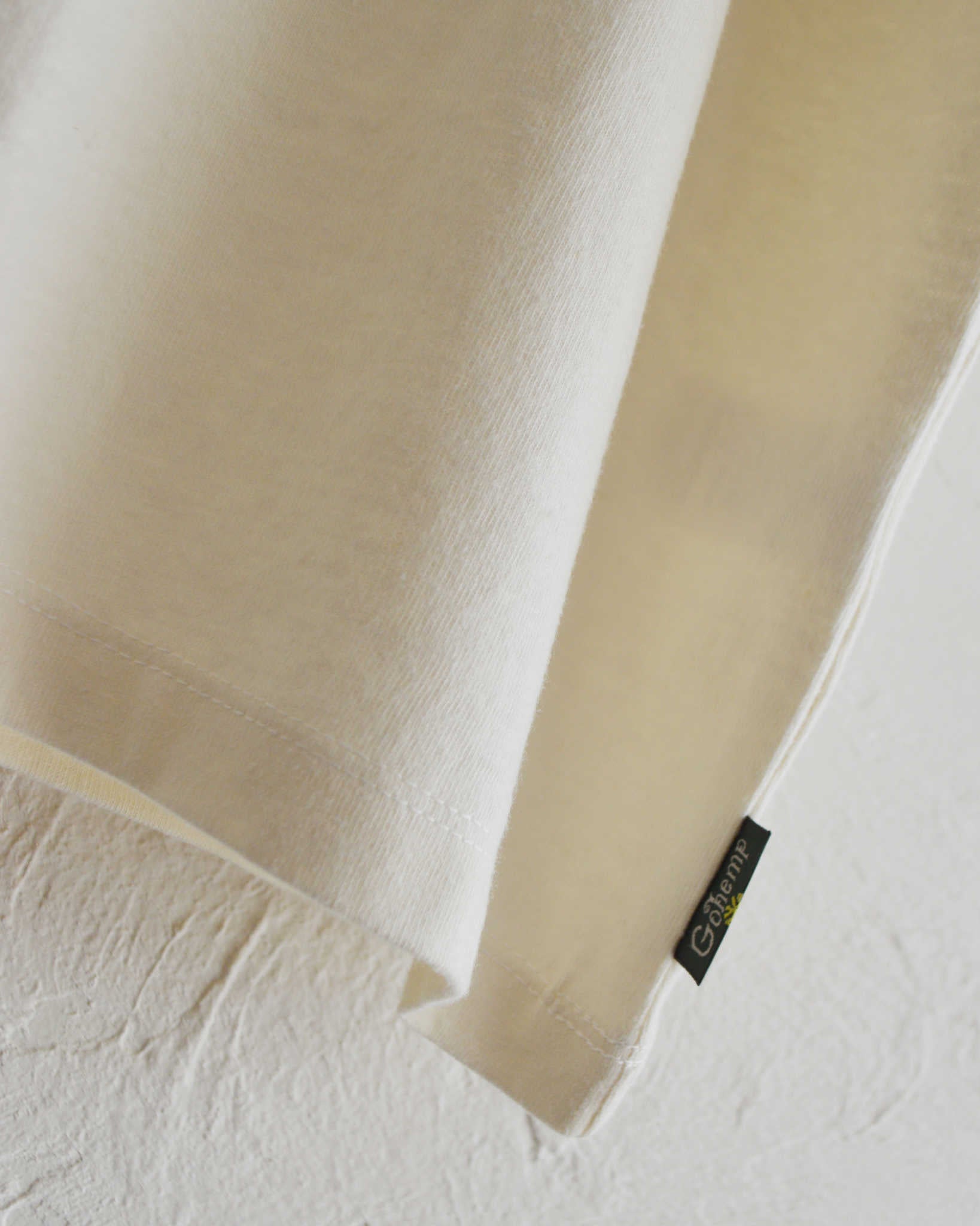 GOHEMP ゴーヘンプ / WIDE FOOTBALL TEE ワイドフットボールTEE (NATURAL ナチュラル)