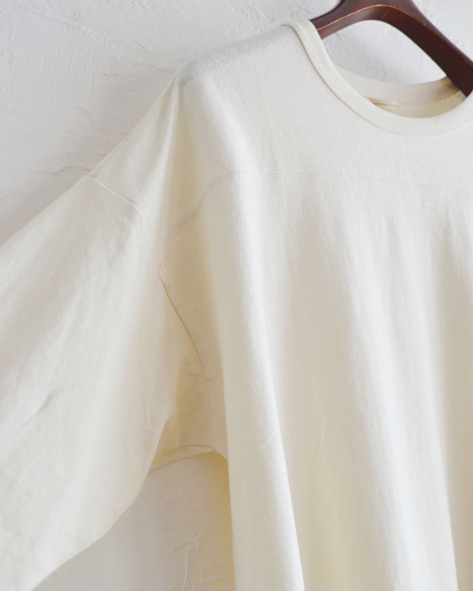 GOHEMP ゴーヘンプ / WIDE FOOTBALL TEE ワイドフットボールTEE (NATURAL ナチュラル)