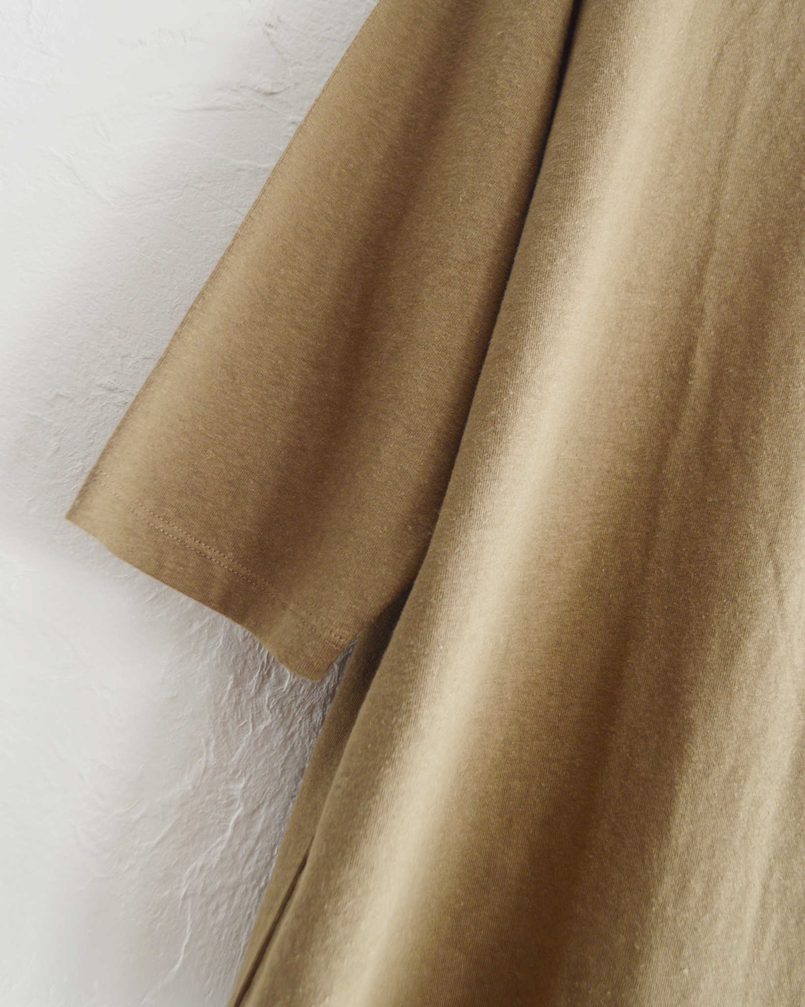 GOHEMP ゴーヘンプ / WIDE FOOTBALL TEE ワイドフットボールTEE (SADDLE BROWN サドルブラウン)