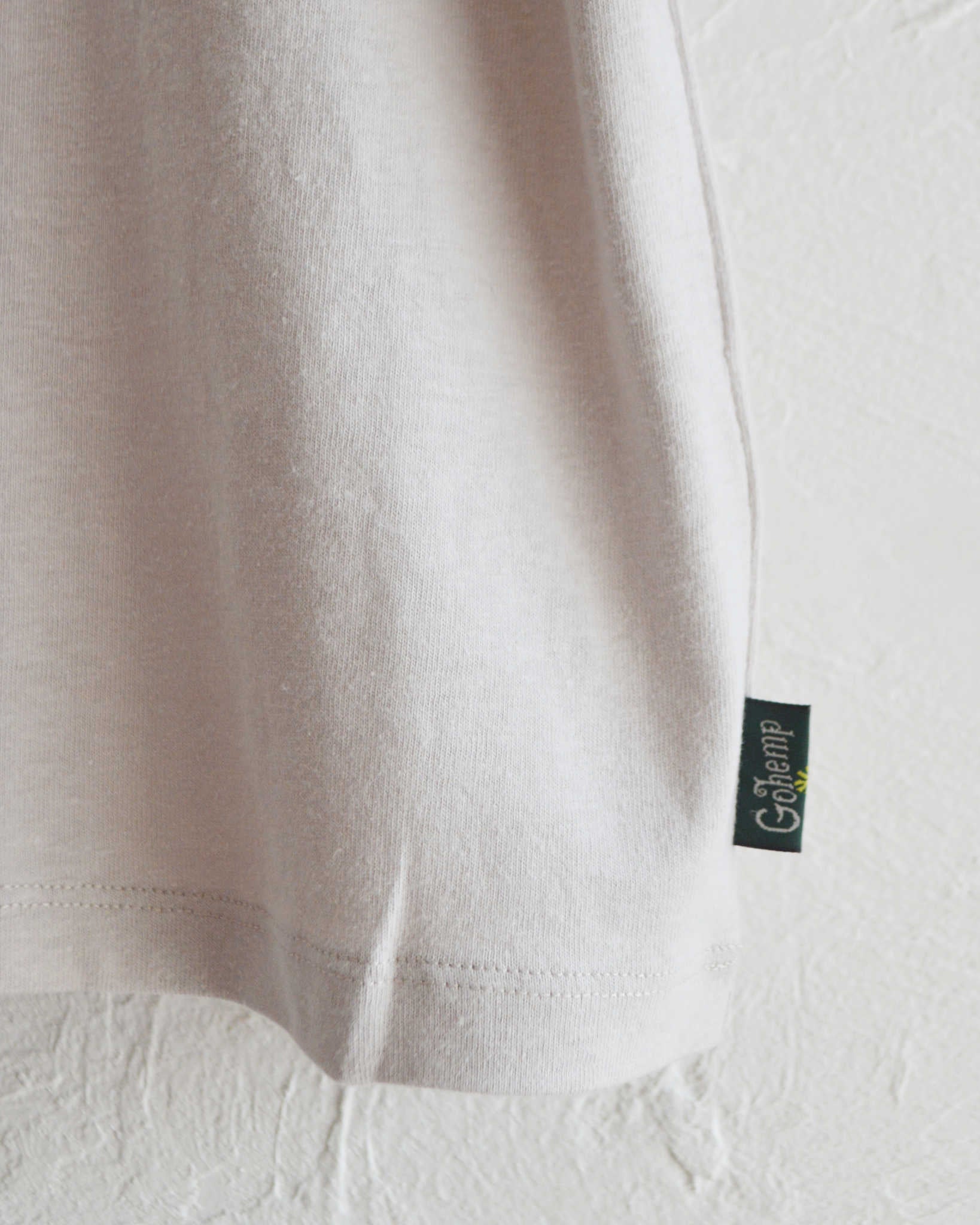 GOHEMP ゴーヘンプ / WIDE FOOTBALL TEE ワイドフットボールTEE (DOLPHIN GRAY ドルフィングレー)