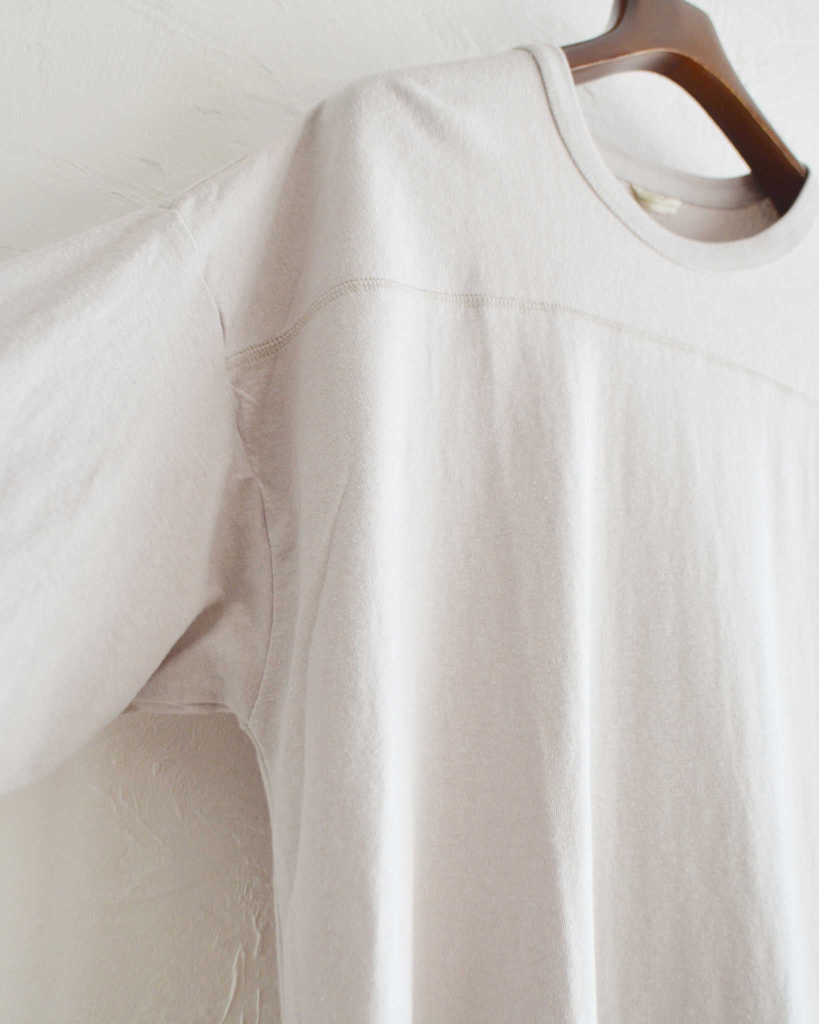 GOHEMP ゴーヘンプ / WIDE FOOTBALL TEE ワイドフットボールTEE (DOLPHIN GRAY ドルフィングレー)