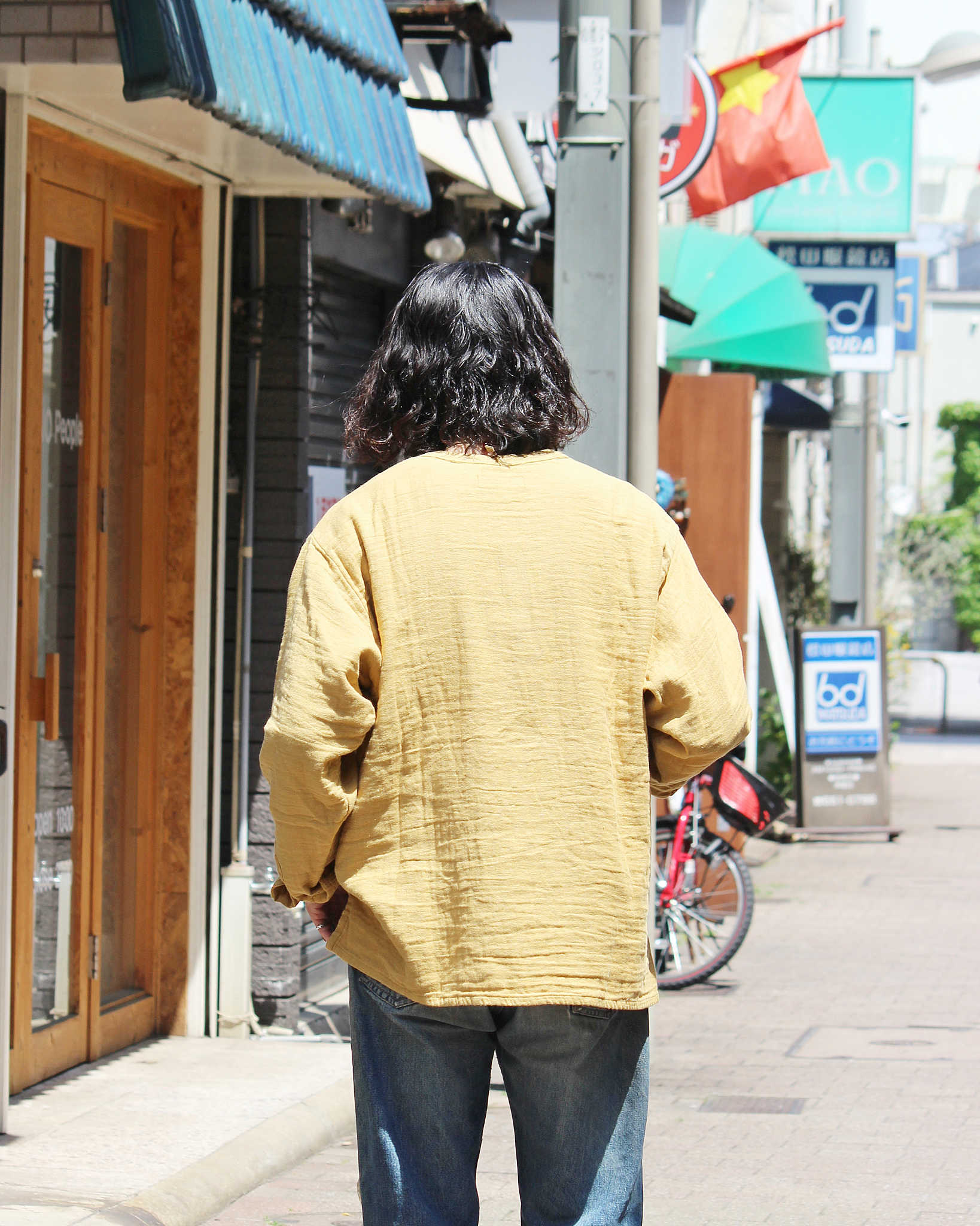 Nasngwam. ナスングワム / VAGRANT SHIRTS バグラントシャツ (MUSTARD マスタード)