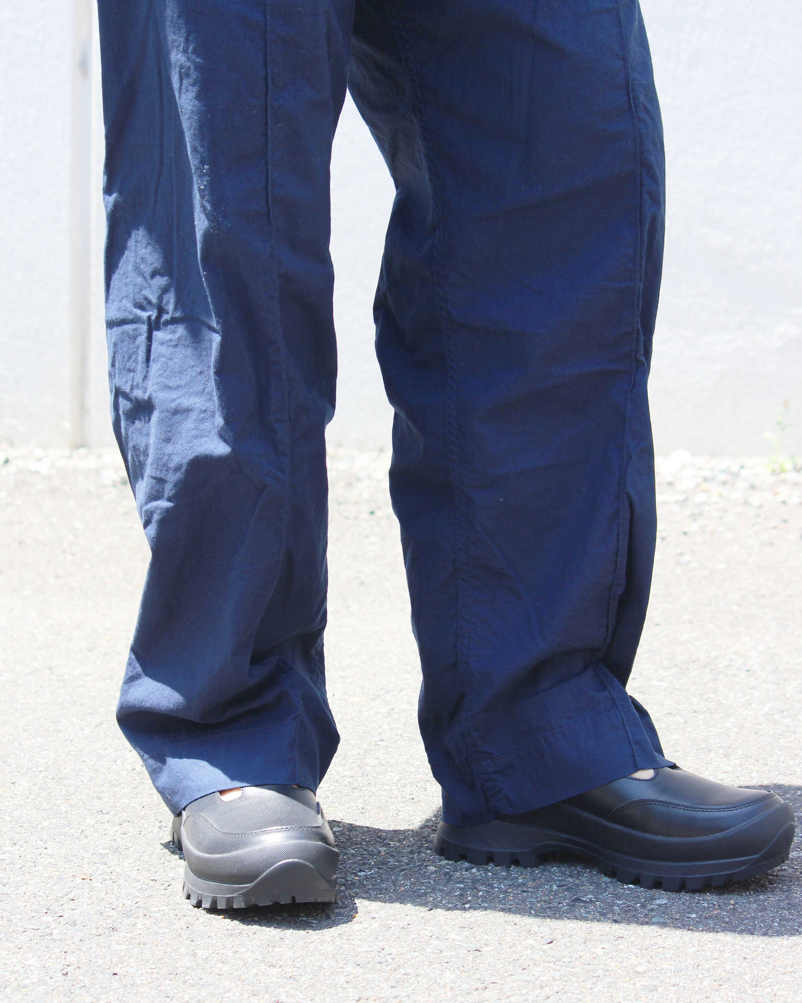 necessary or unnecessary ネセサリーオアアンネセサリー N.O.UN ナウン / PIN TUCK PANTS ピンタックパンツ (NAVY ネイビー)