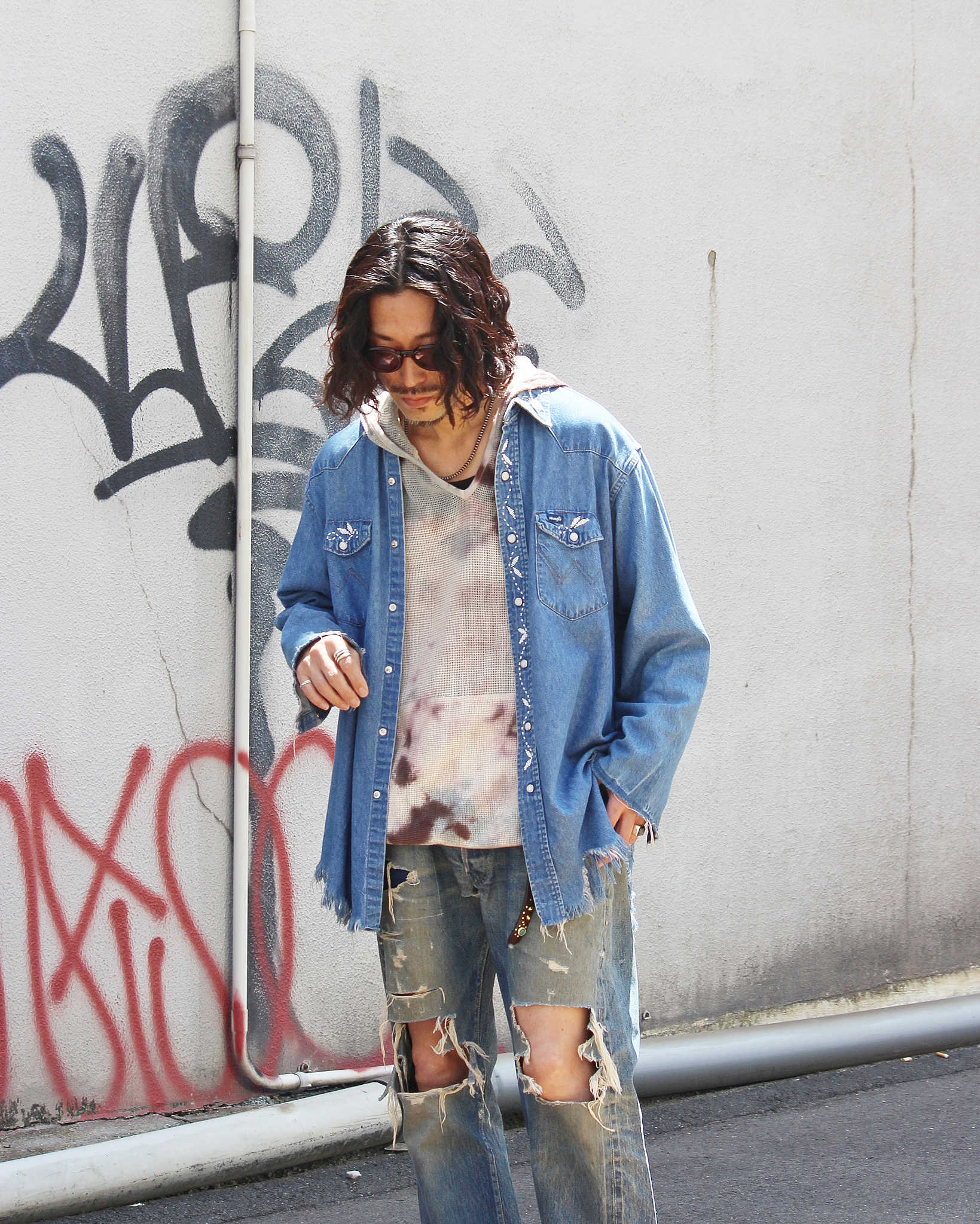 Nasngwam. × JAVARA×LEATHER TRAMP ナスングワム ジャバラ レザートランプ / MOONLIGHT PARKA ムーンライトパーカー (BEIGE ベージュ)