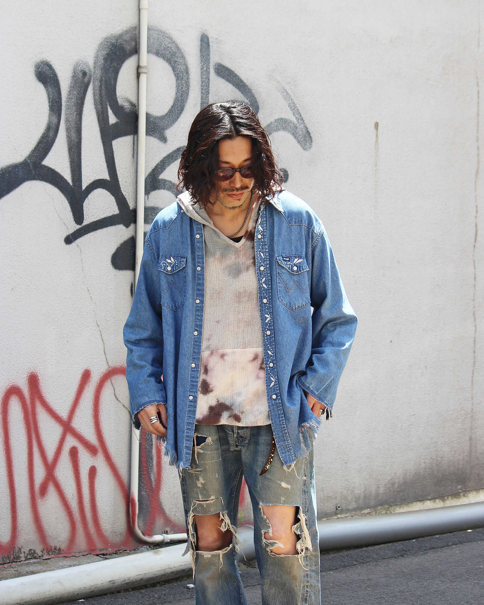 Nasngwam. × JAVARA×LEATHER TRAMP ナスングワム ジャバラ レザートランプ / MOONLIGHT PARKA ムーンライトパーカー (BEIGE ベージュ)