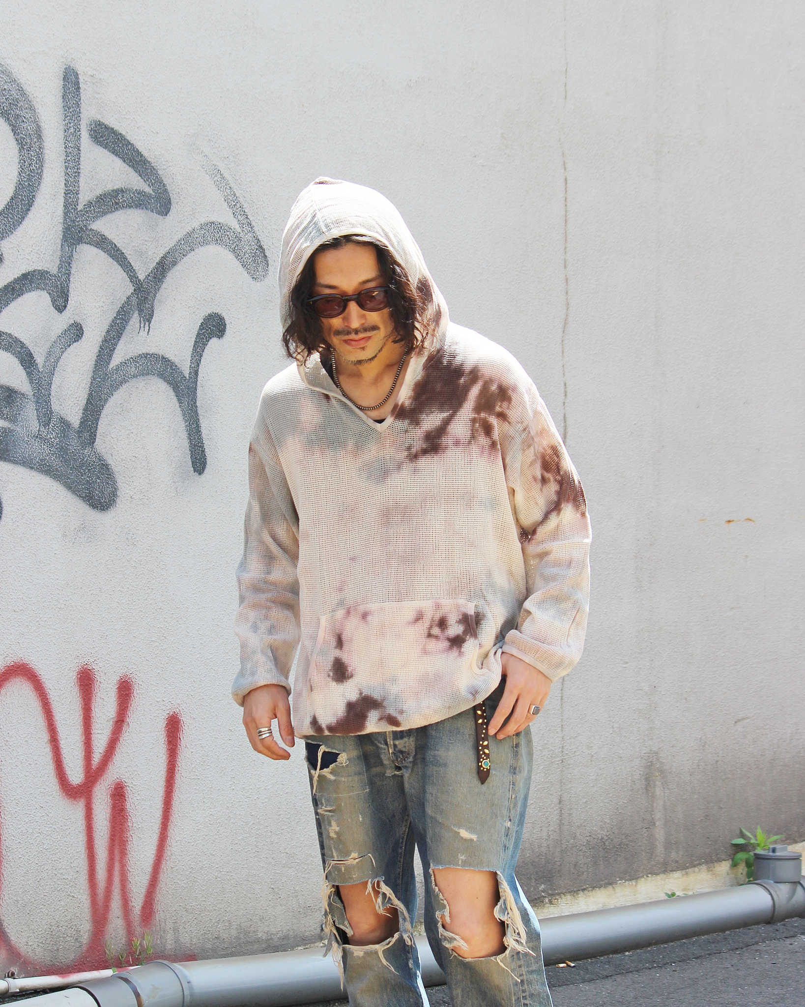 Nasngwam. × JAVARA×LEATHER TRAMP ナスングワム ジャバラ レザートランプ / MOONLIGHT PARKA ムーンライトパーカー (BEIGE ベージュ)