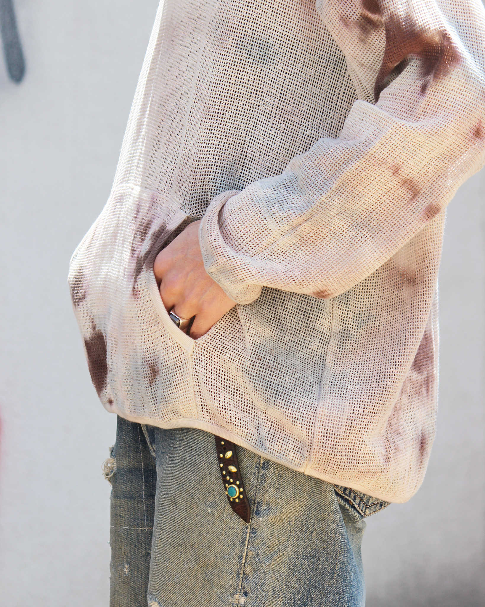 Nasngwam. × JAVARA×LEATHER TRAMP ナスングワム ジャバラ レザートランプ / MOONLIGHT PARKA ムーンライトパーカー (BEIGE ベージュ)