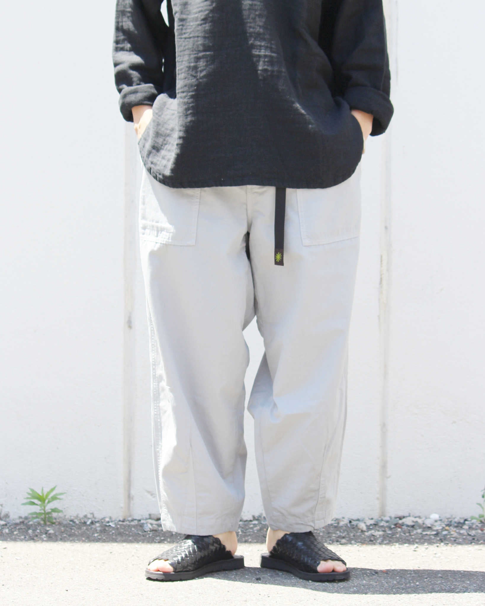 GOHEMP ゴーヘンプ / TRAVEL BALLOON PANTS トラベルバルーンパンツ (ICE GRAY アイスグレー)