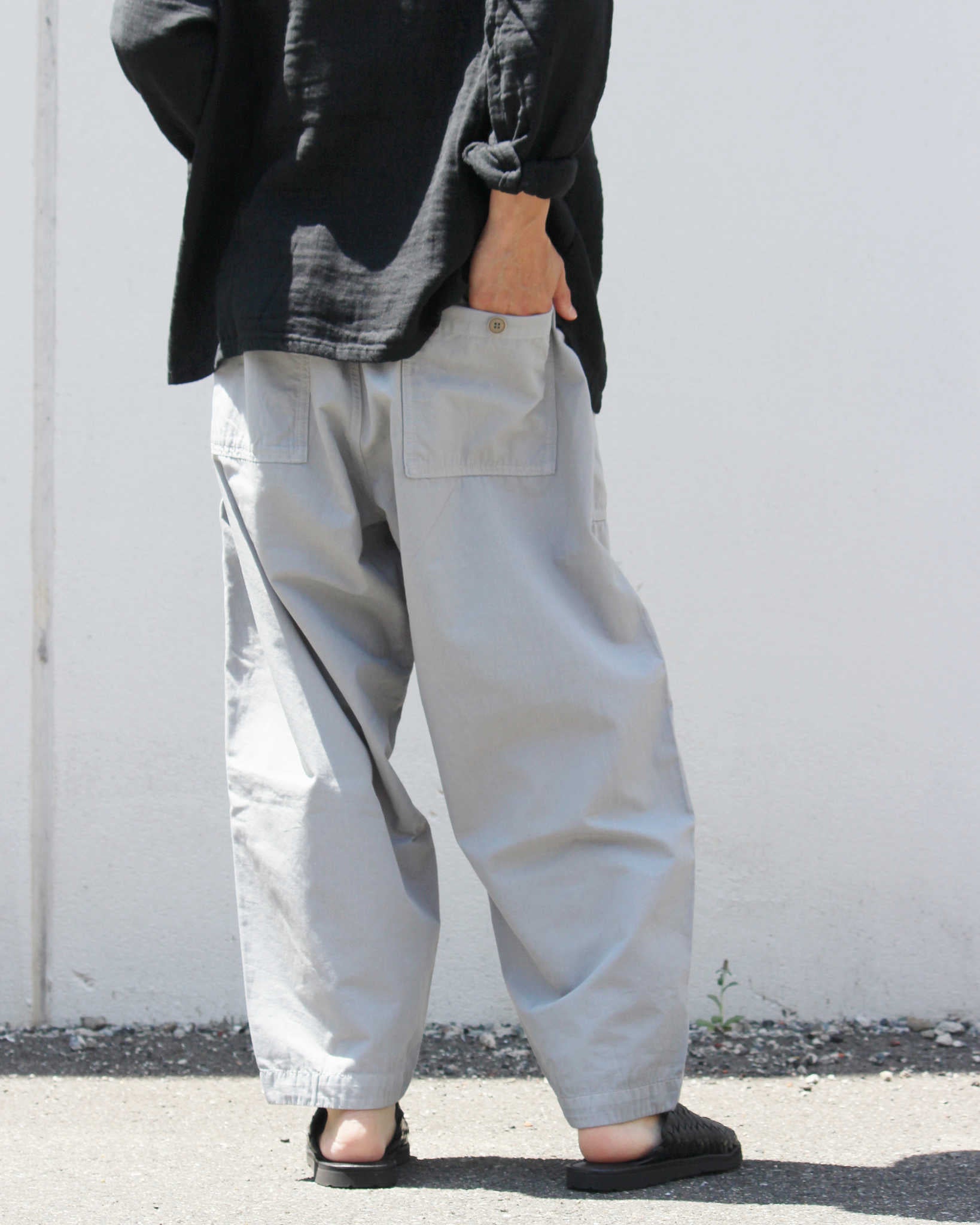 GOHEMP ゴーヘンプ / TRAVEL BALLOON PANTS トラベルバルーンパンツ (ICE GRAY アイスグレー)