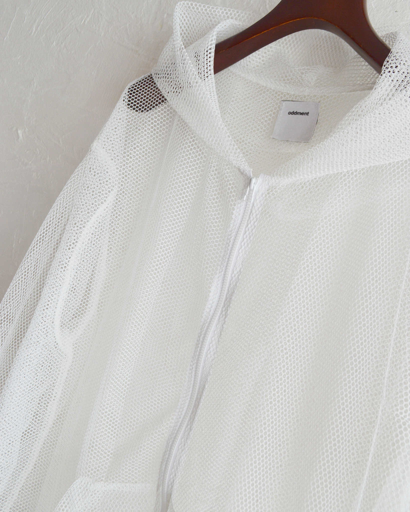 oddment オッドメント / INDIVI ZIP UP HOODED インディビジップフーディー (WHITE ホワイト)