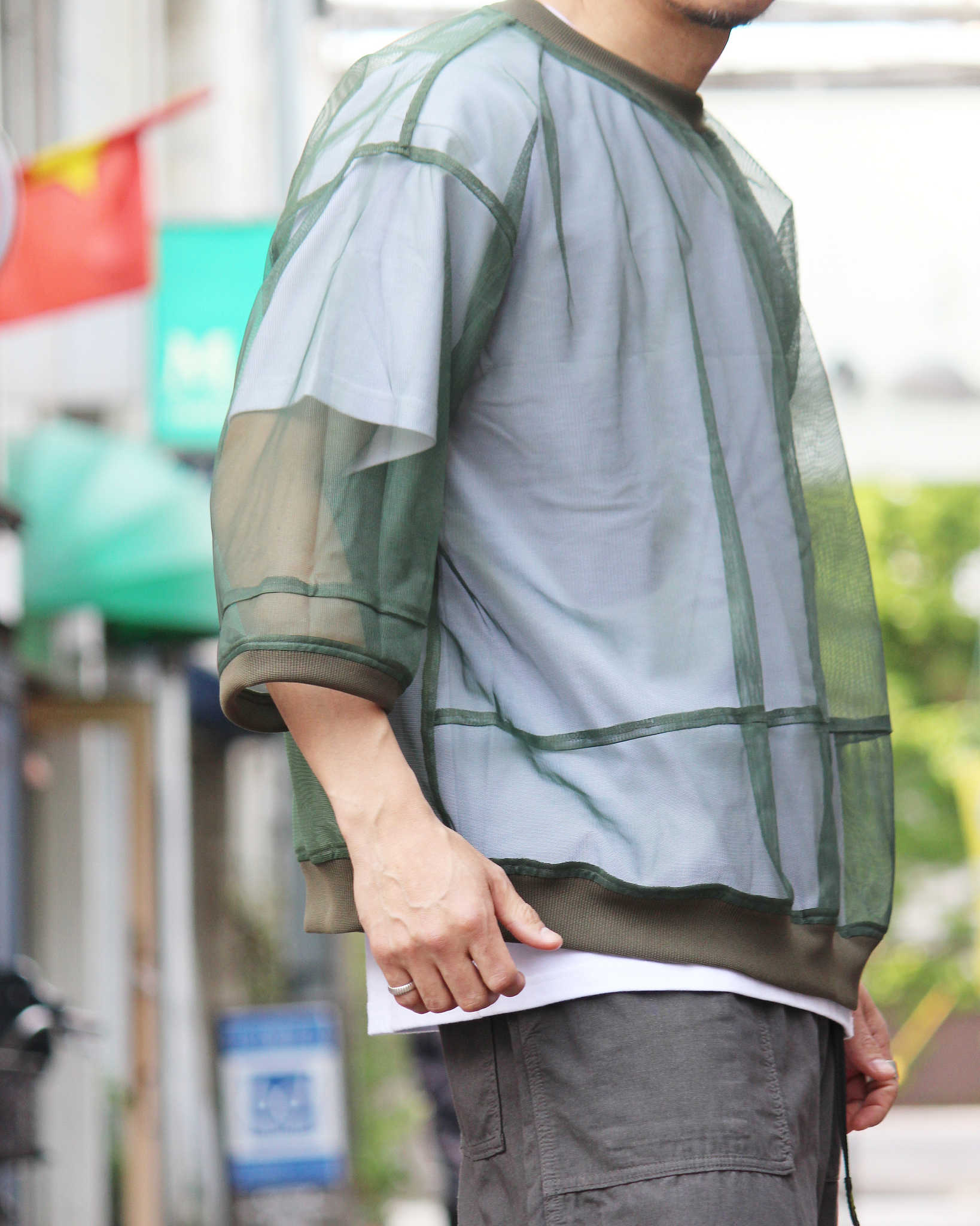 oddment オッドメント / MOSQUITO NET CREW モスキートネットクルー