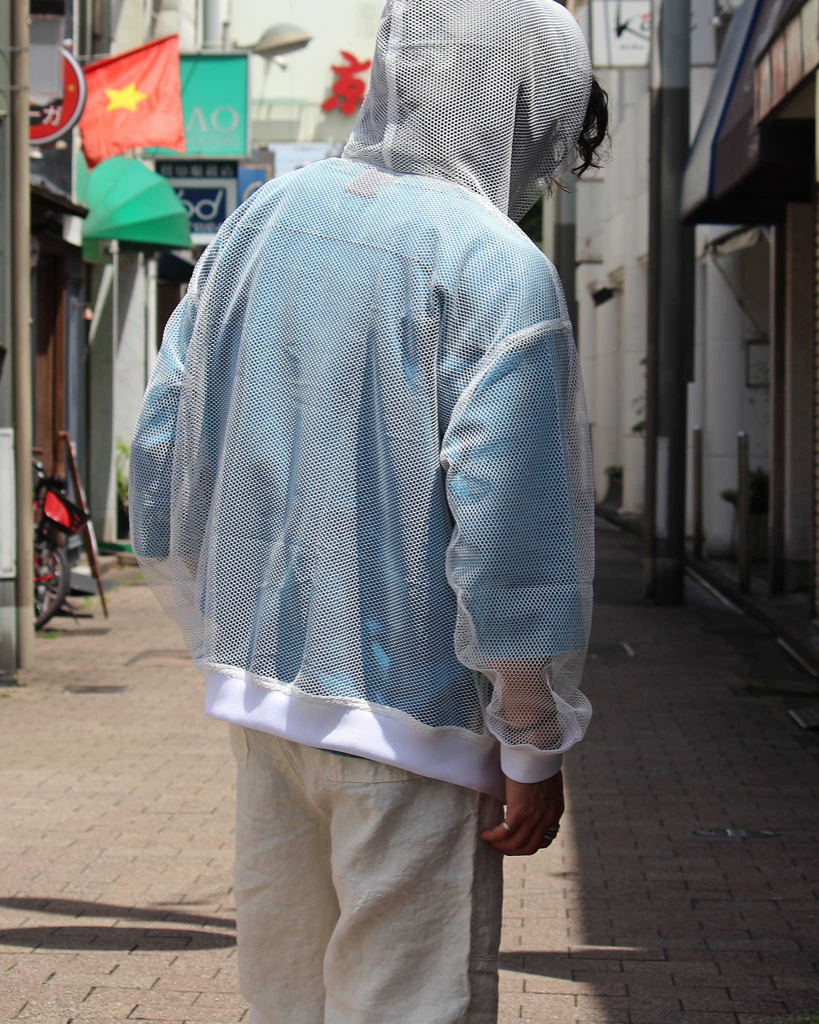 oddment オッドメント / INDIVI ZIP UP HOODED インディビジップフーディー (WHITE ホワイト)