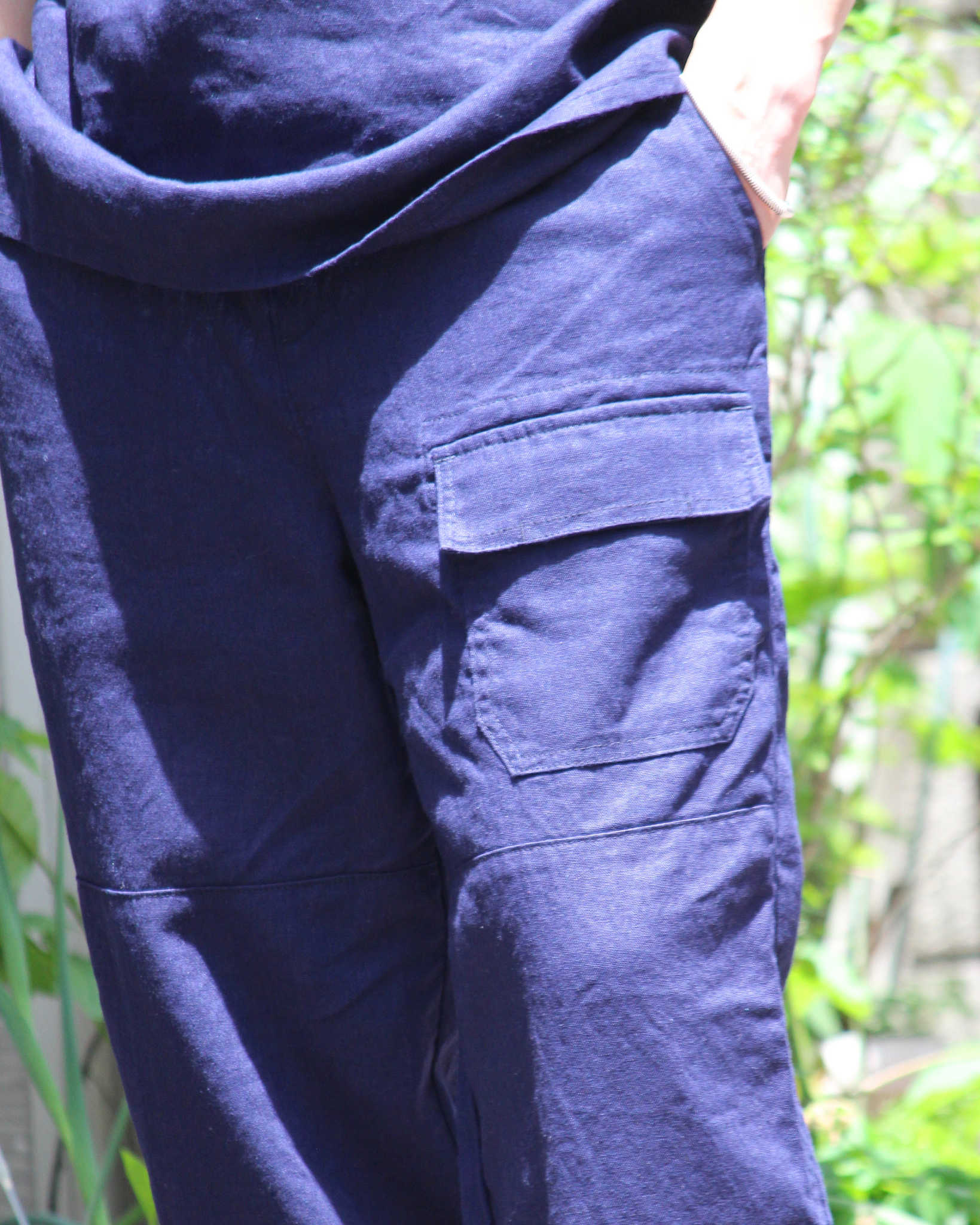 Nasngwam. ナスングワム / LIBERTY PANTS リバティーパンツ (NAVY ネイビー)