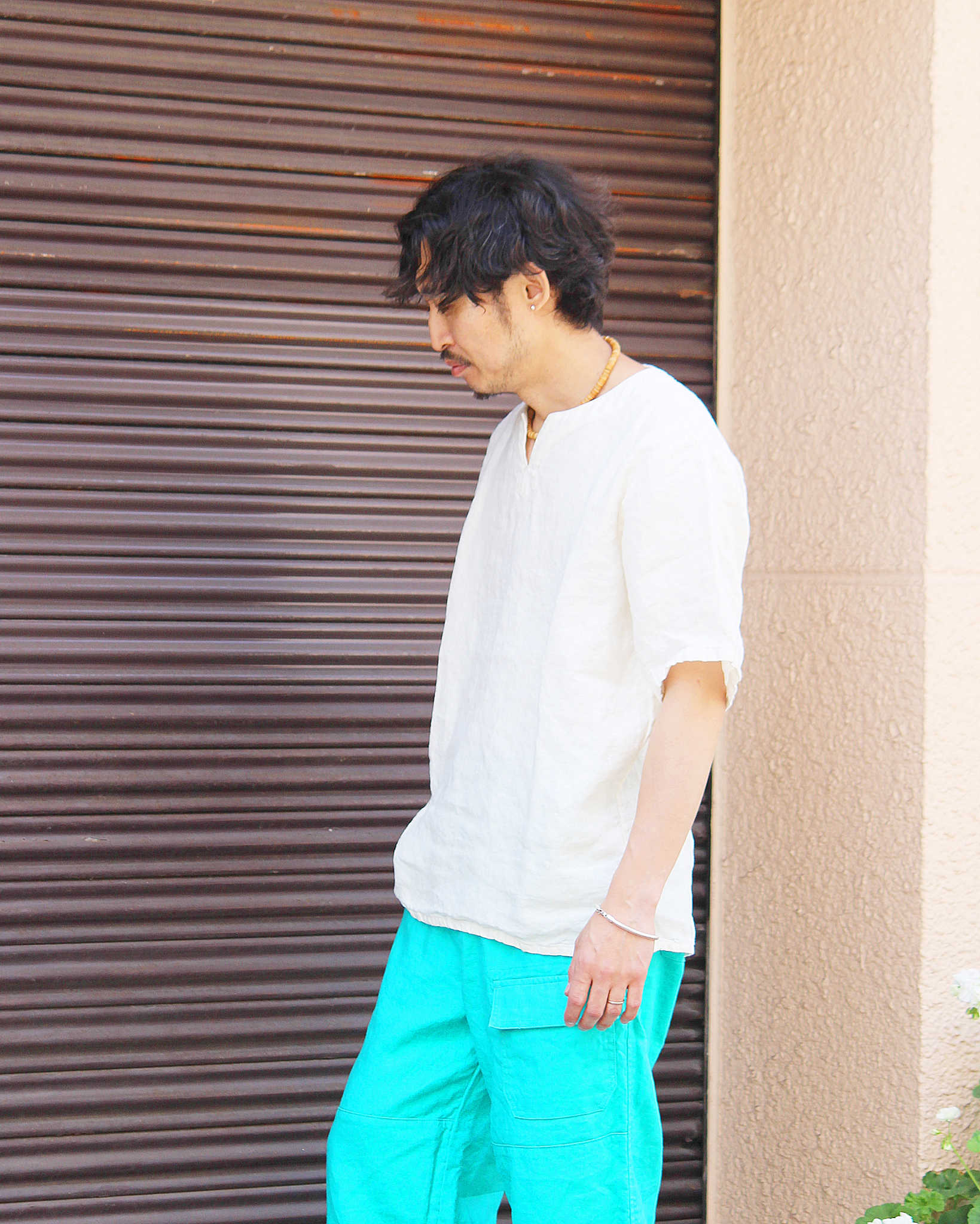 Nasngwam. ナスングワム / LIBERTY SHIRTS リバティーシャツ (NATURAL ナチュラル)