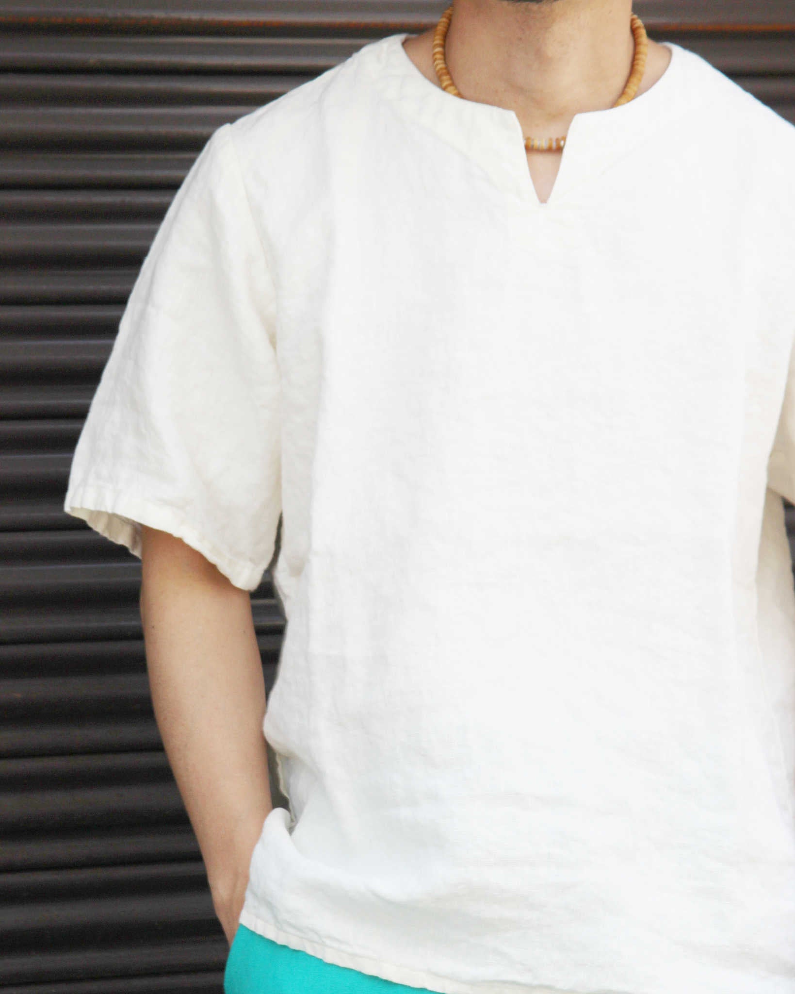 Nasngwam. ナスングワム / LIBERTY SHIRTS リバティーシャツ (NATURAL ナチュラル)