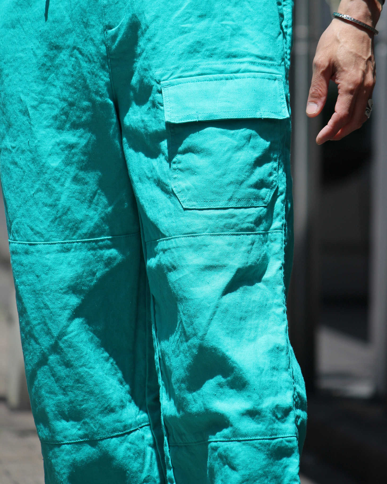 Nasngwam. ナスングワム / LIBERTY PANTS リバティーパンツ (EMERALD GREEN エメラルドグリーン)