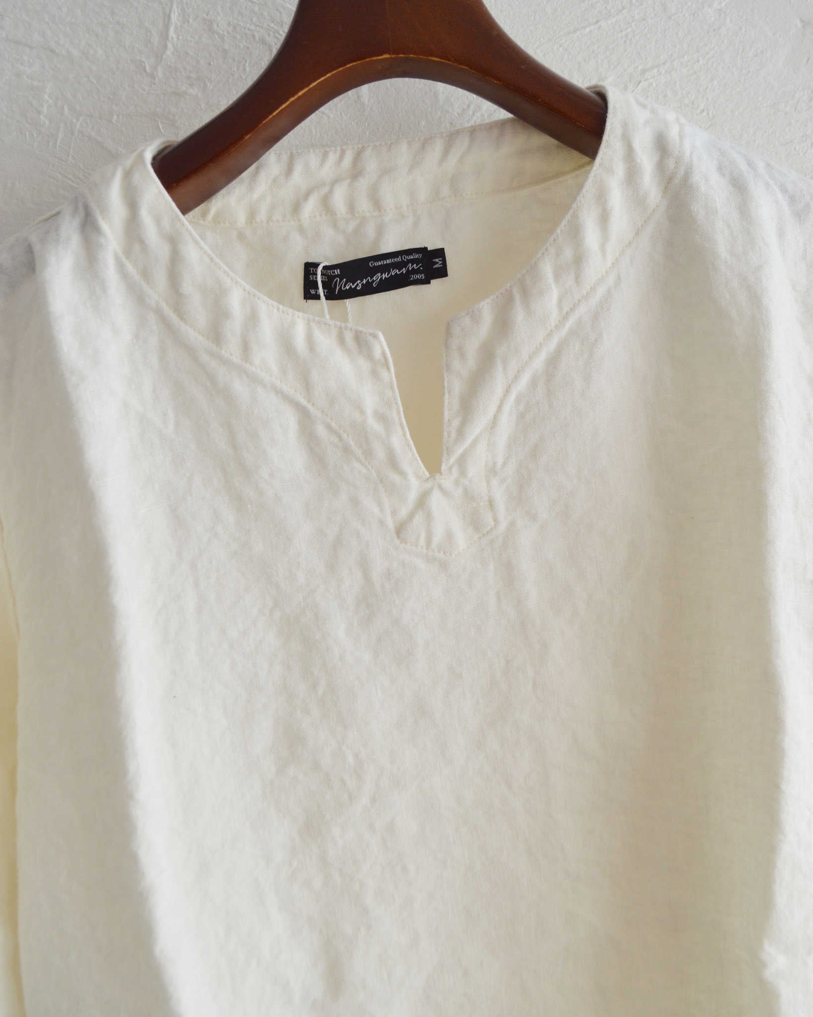 Nasngwam. ナスングワム / LIBERTY SHIRTS リバティーシャツ (NATURAL ナチュラル)